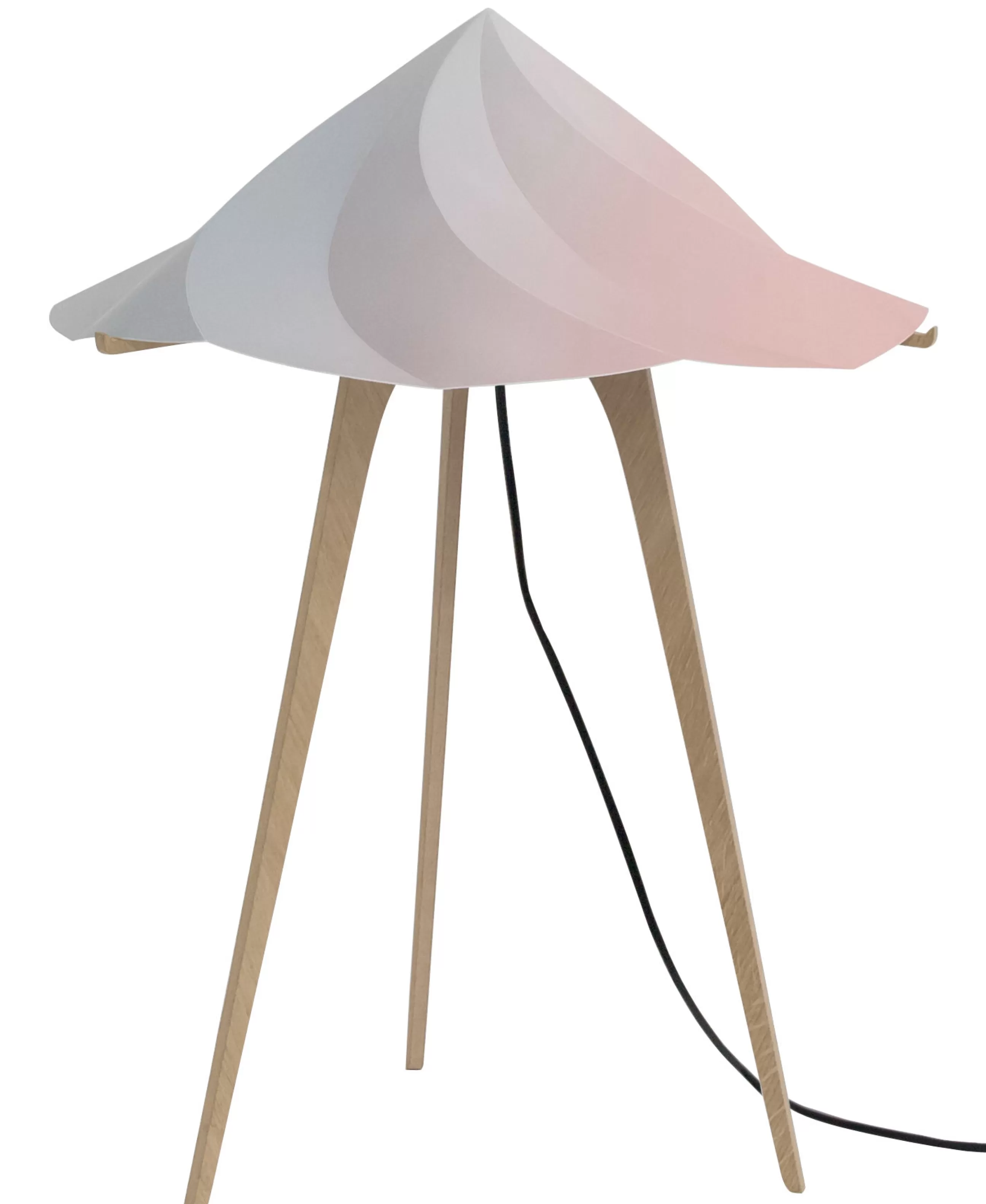 Lampes De Sol>Moustache Lampe A Poser Chantilly Large Plastique Bois/ H 65 Cm - Multicolore