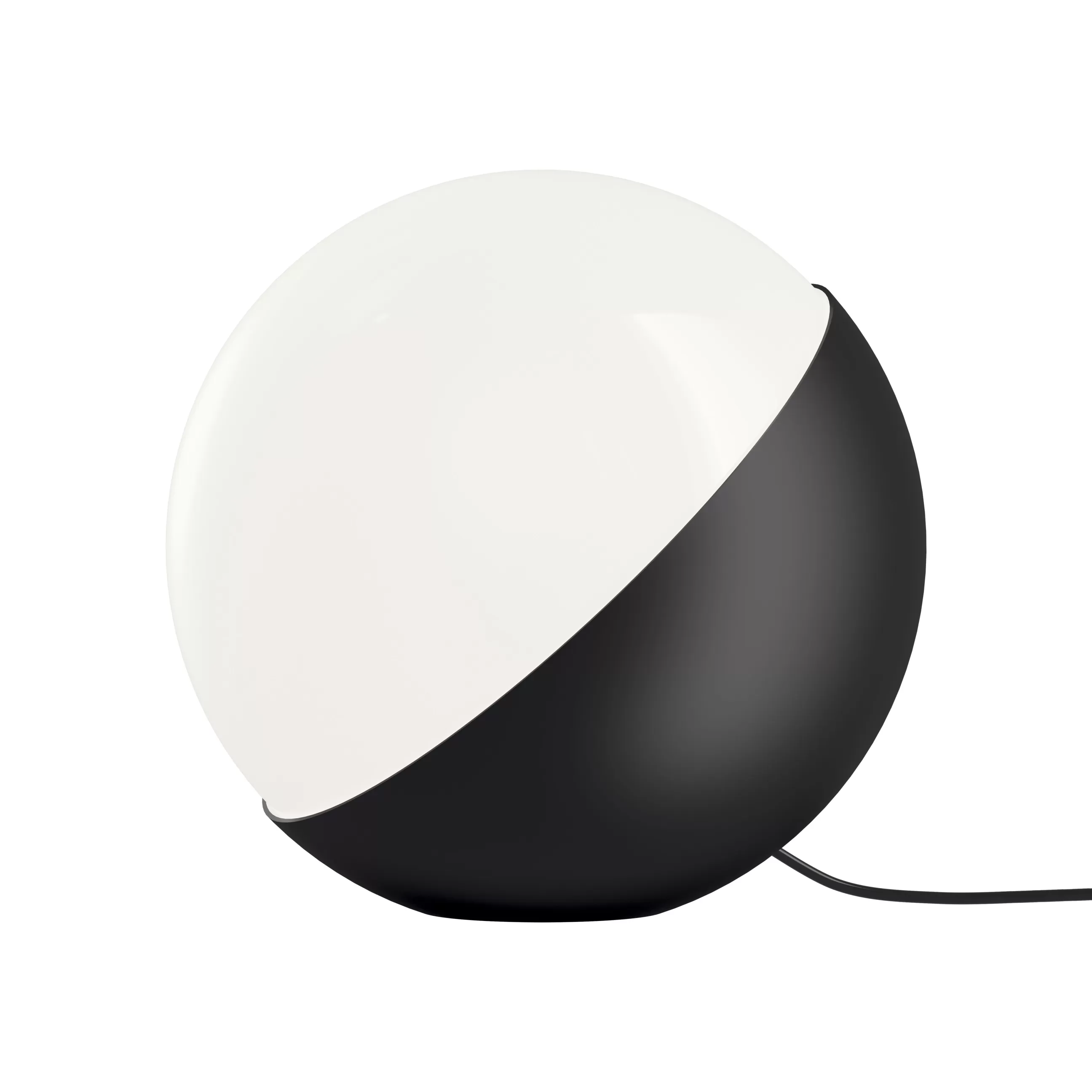 Lampes De Sol>Louis Poulsen Lampe A Poser Vl Studio Metal Verre/ Lampadaire - O 32 Cm - Blanc Opalise - Noir
