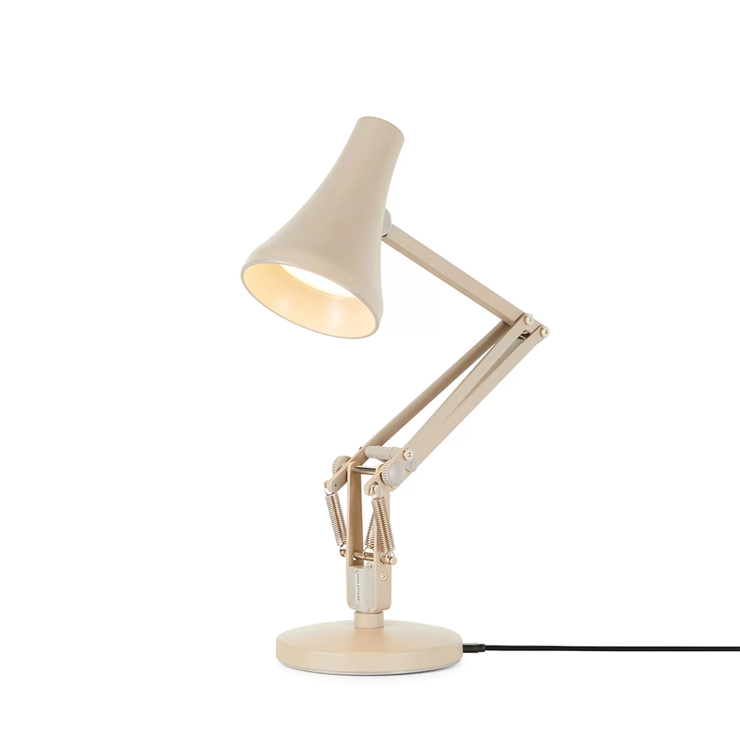Lampes De Bureau>Anglepoise Lampe De Table 90 Mini Mini Led Metal Blanc Beige / Branchement Secteur Ou Usb - Beige Biscuit
