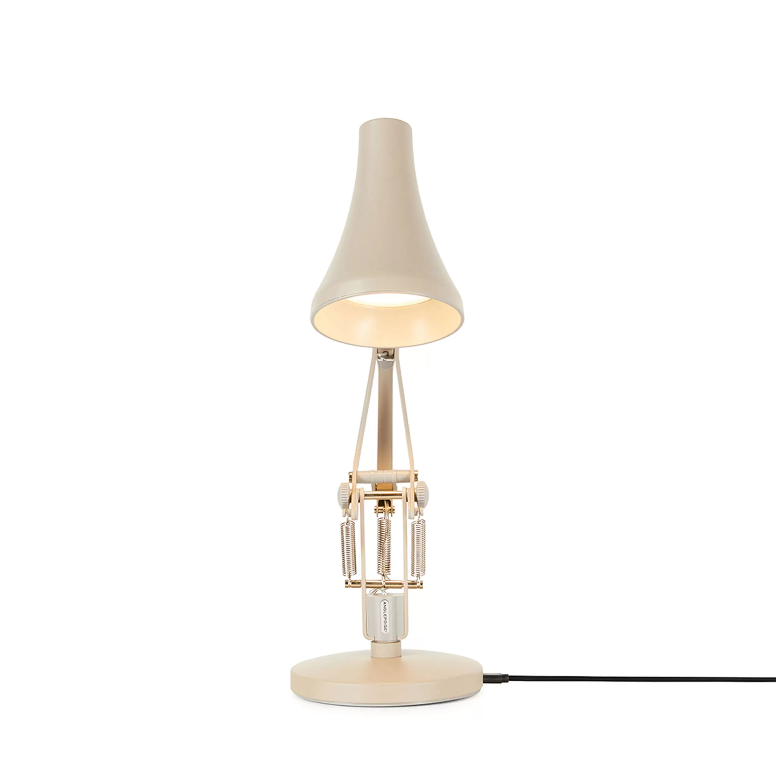 Lampes De Bureau>Anglepoise Lampe De Table 90 Mini Mini Led Metal Blanc Beige / Branchement Secteur Ou Usb - Beige Biscuit