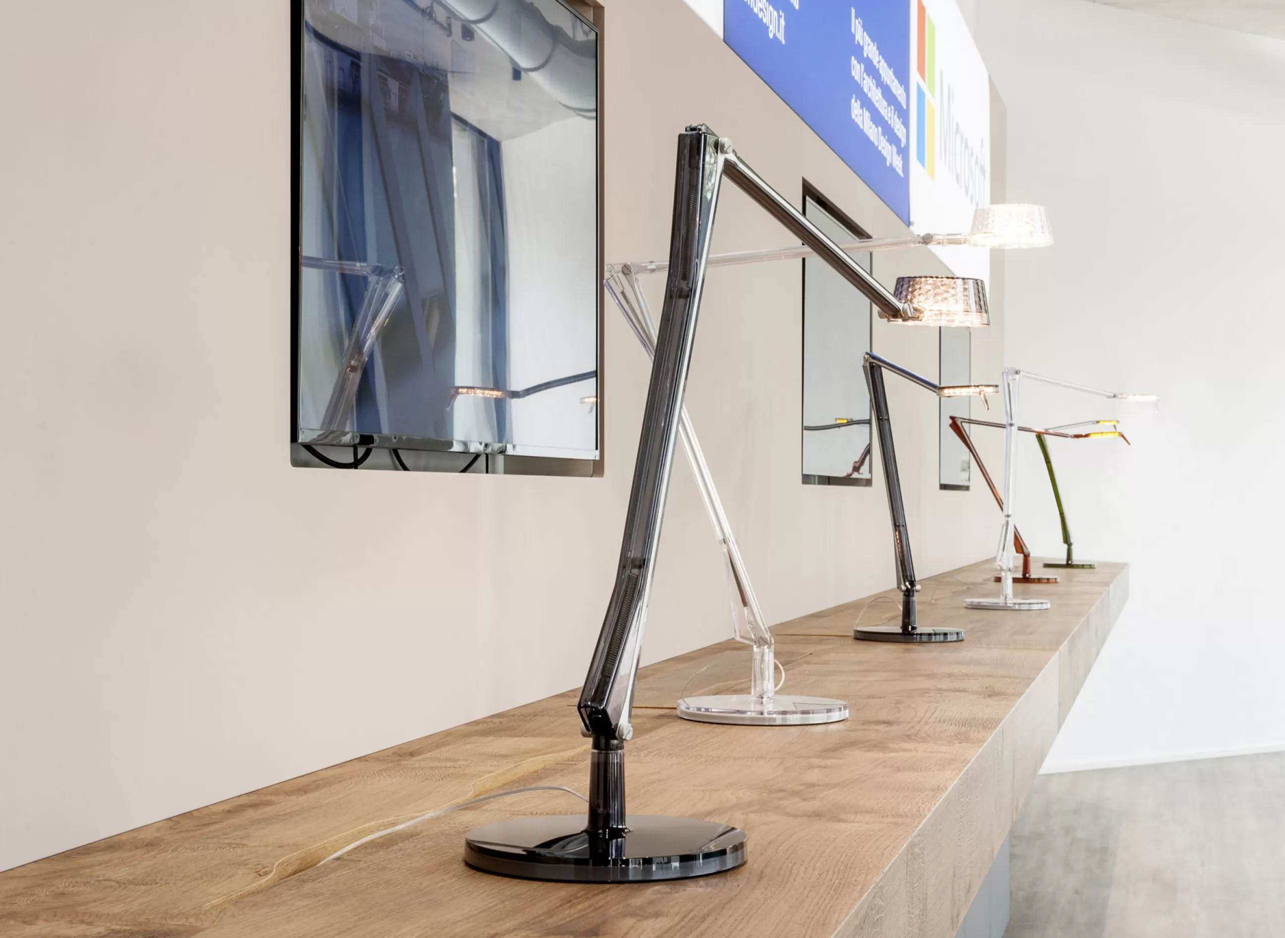 Lampes De Bureau>Kartell Lampe De Table Aledin Tec Led Plastique/ Diffuseur Plat - Transparent