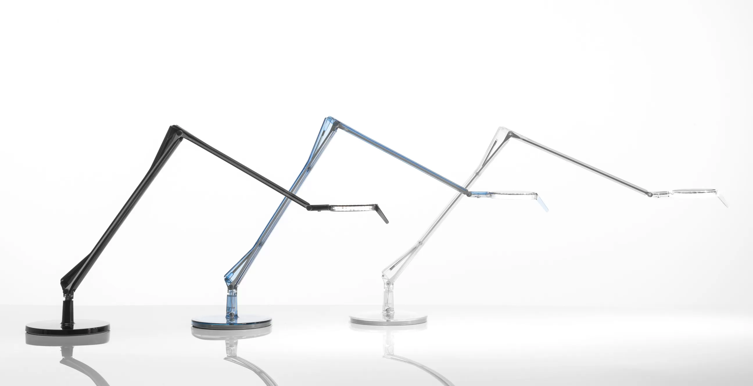 Lampes De Bureau>Kartell Lampe De Table Aledin Tec Led Plastique/ Diffuseur Plat - Transparent