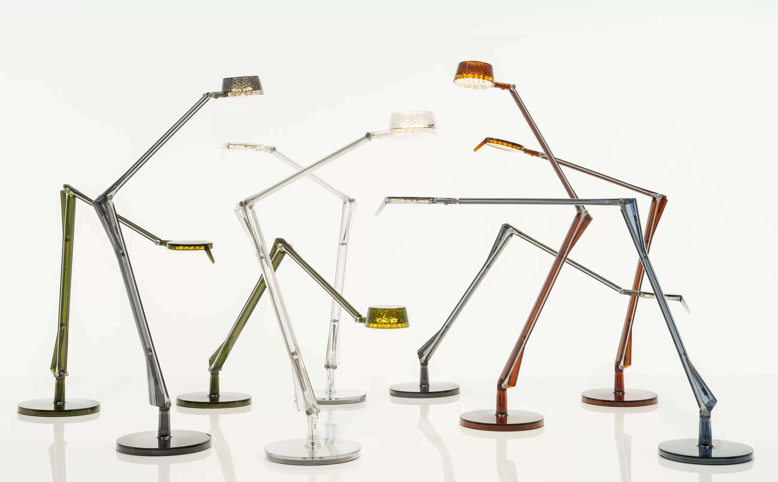 Lampes De Bureau>Kartell Lampe De Table Aledin Tec Led Plastique/ Diffuseur Plat - Transparent