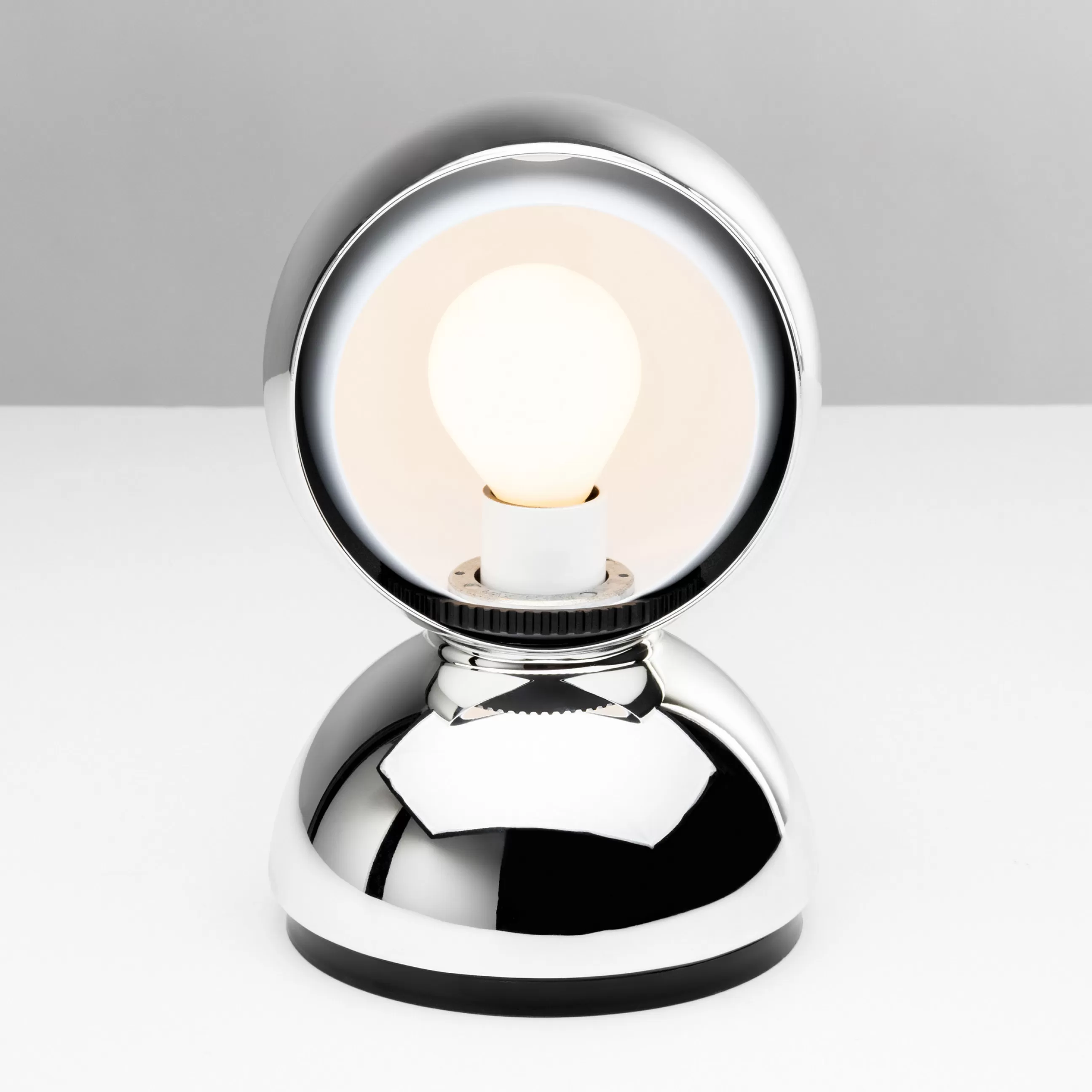 Luminaires Iconiques>Artemide Lampe De Table Eclisse Argent Metal / Edition Limitee 100Eme Anniversaire - Chrome