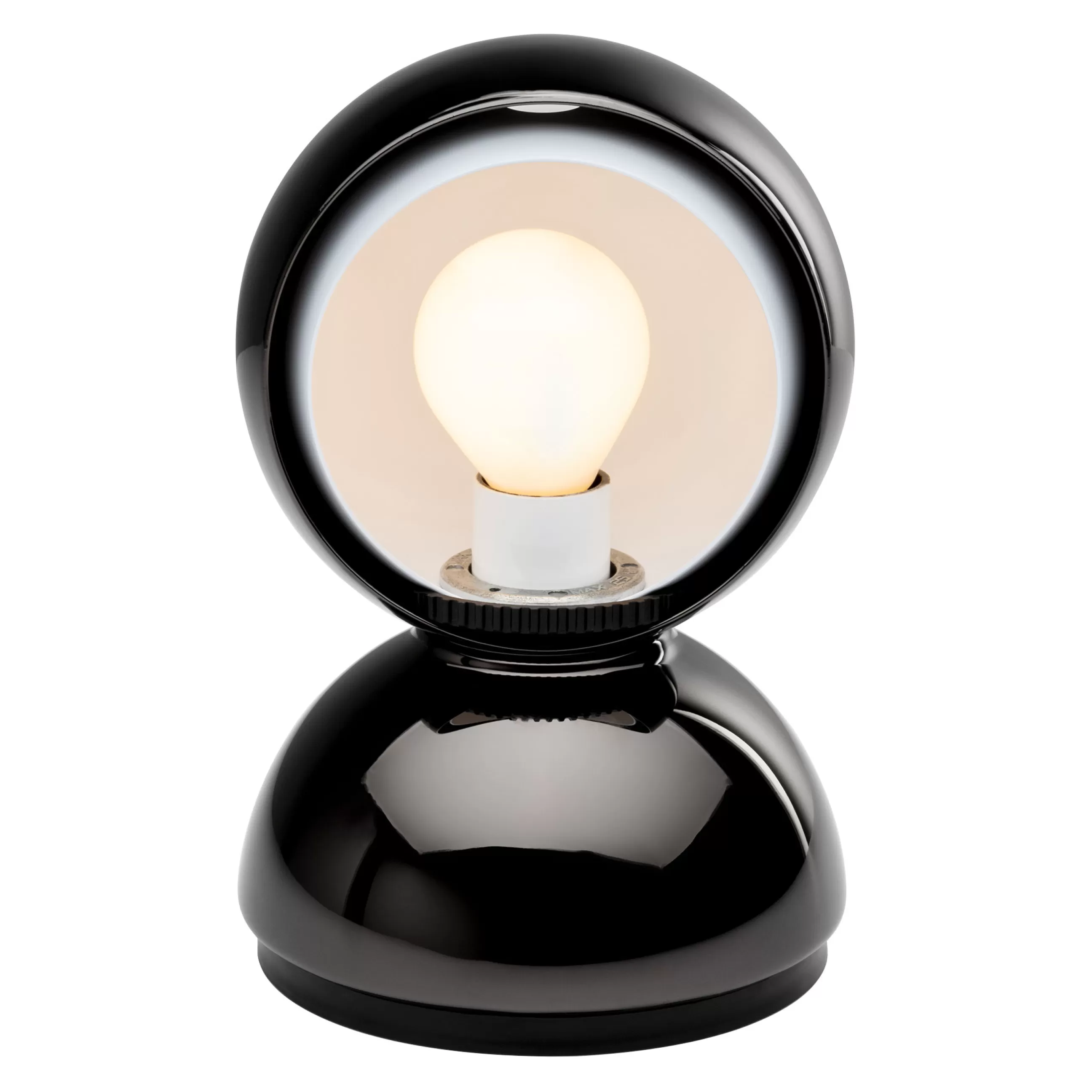 Luminaires Iconiques>Artemide Lampe De Table Eclisse Metal Noir / Edition Limitee 100Eme Anniversaire - Noir Brillant