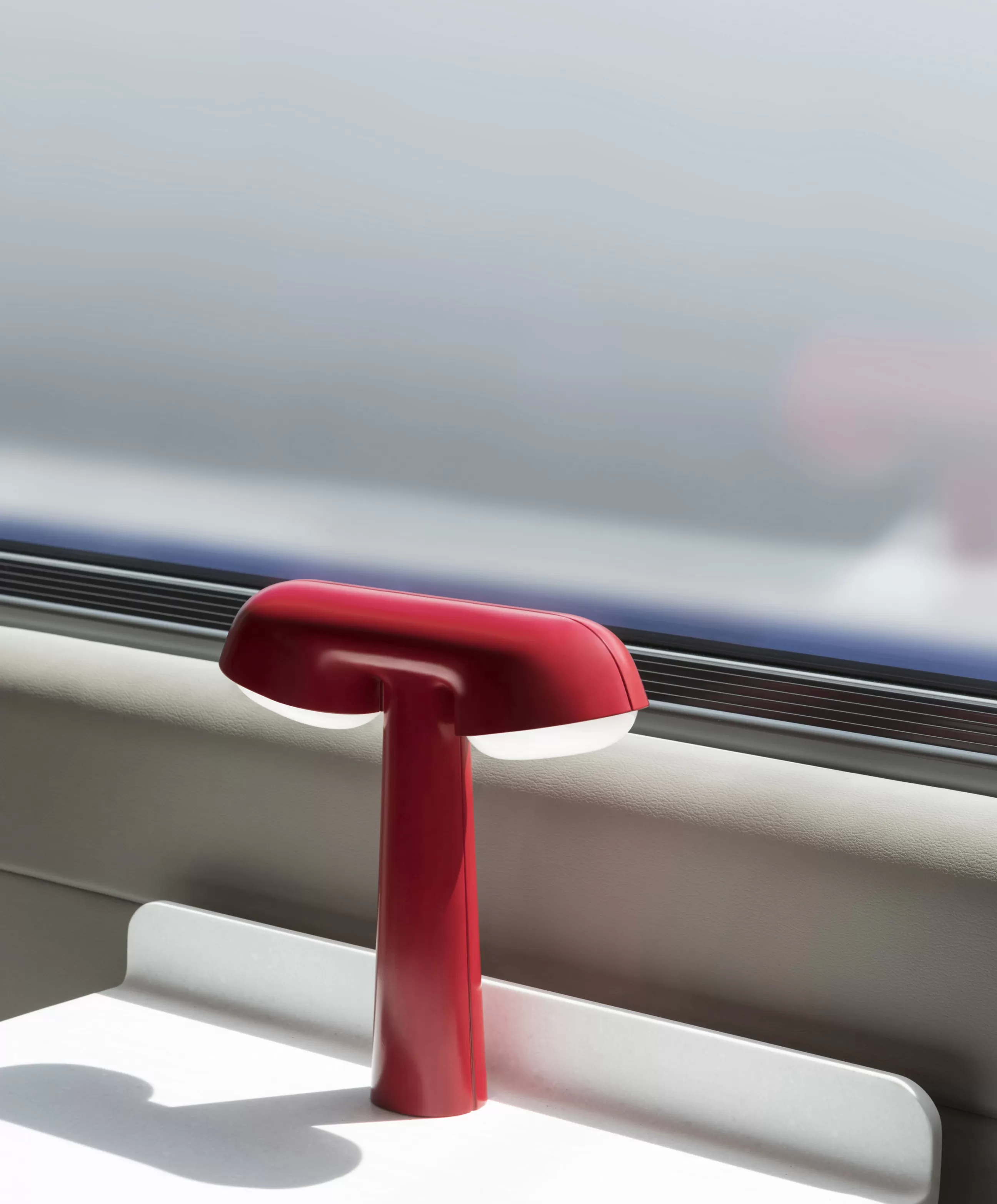 Lampes De Bureau>Moustache Lampe De Table Lampe Tgv Metal/ Coeditee & Sncf - Rouge