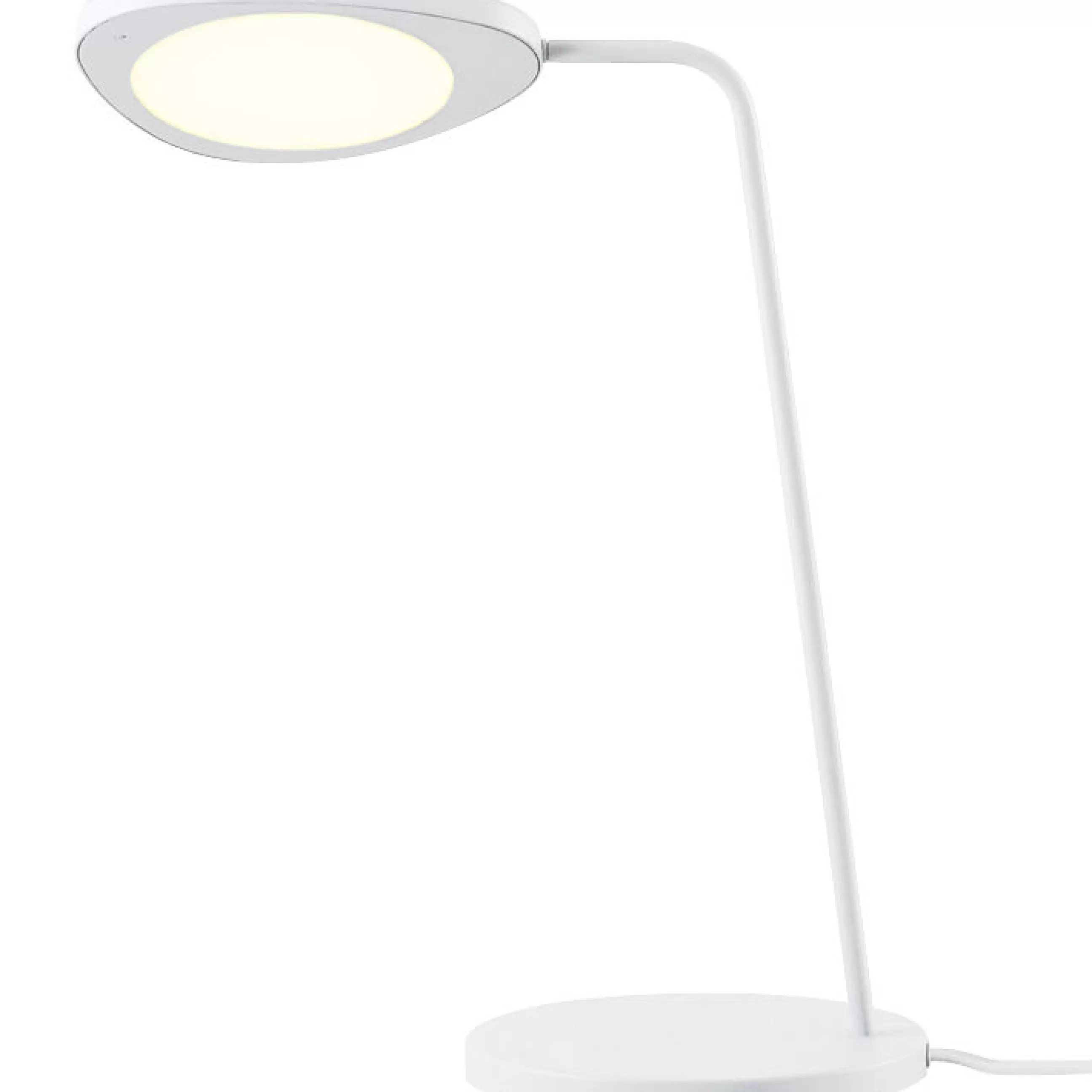 Lampes De Bureau>Muuto Lampe De Table Leaf Led Metal- Blanc