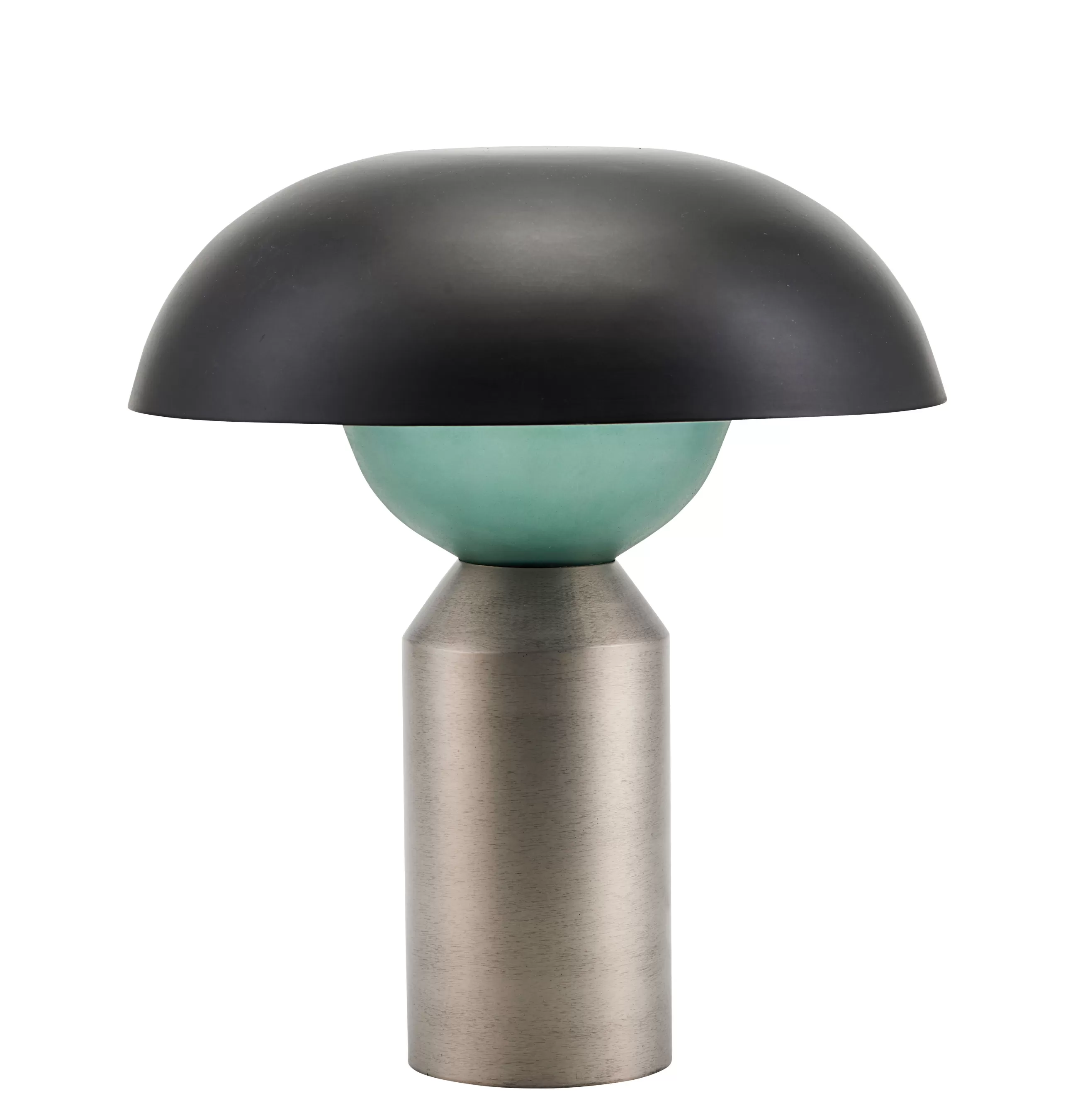Lampes De Bureau>House Doctor Lampe De Table Little Fellow Bleu Noir Argent Metal - Argent - Bleu - Noir