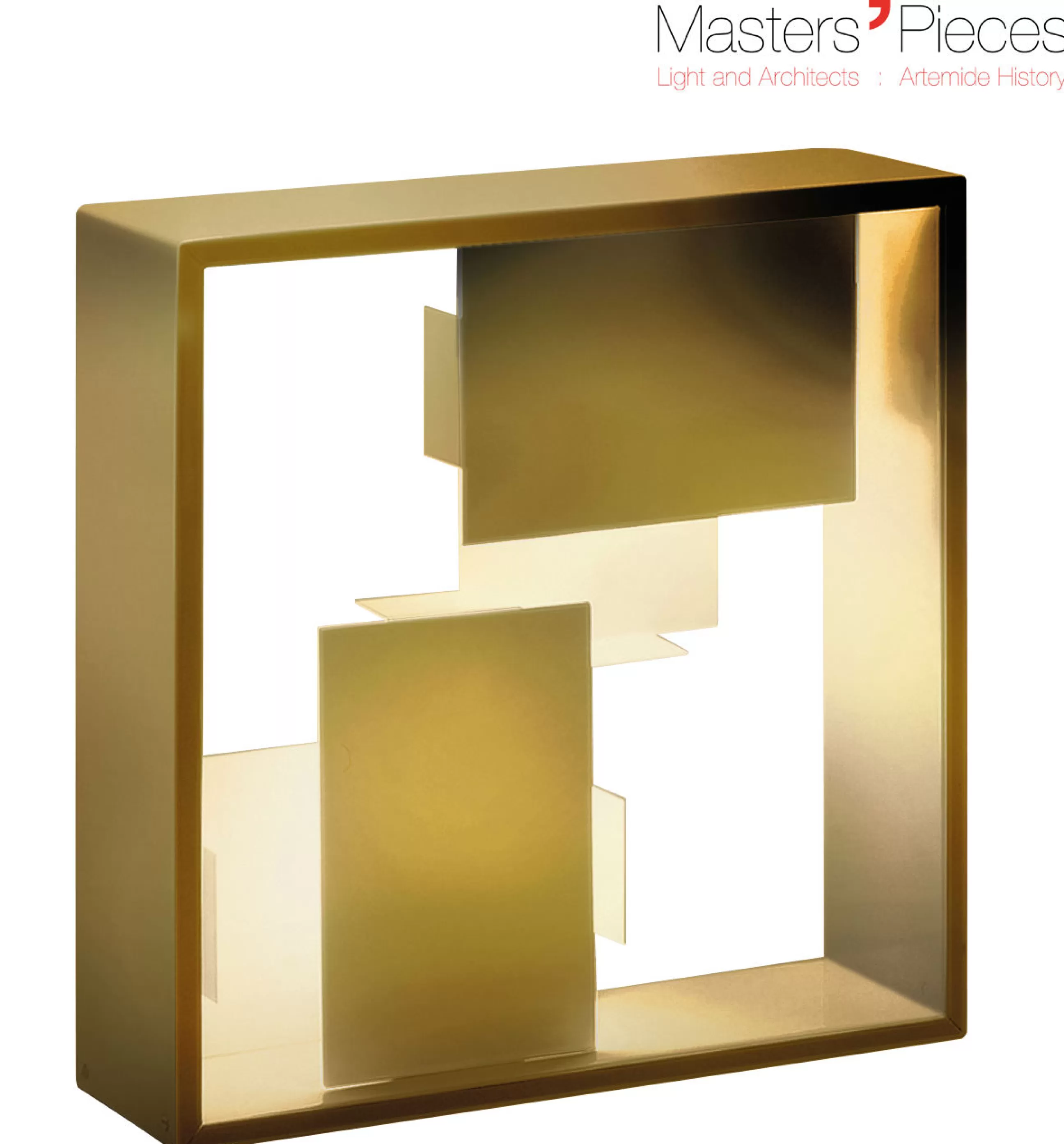 Luminaires Iconiques>Artemide Lampe De Table Masters' Pieces - Fato Metal/ Reedition 1969 - Or