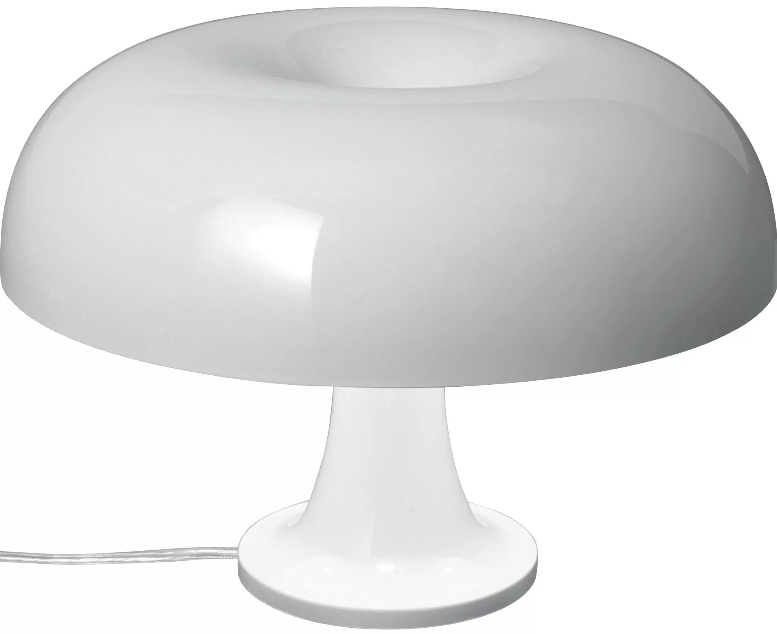 Luminaires Iconiques>Artemide Lampe De Table Nessino Plastique / O 32 Cm - Blanc