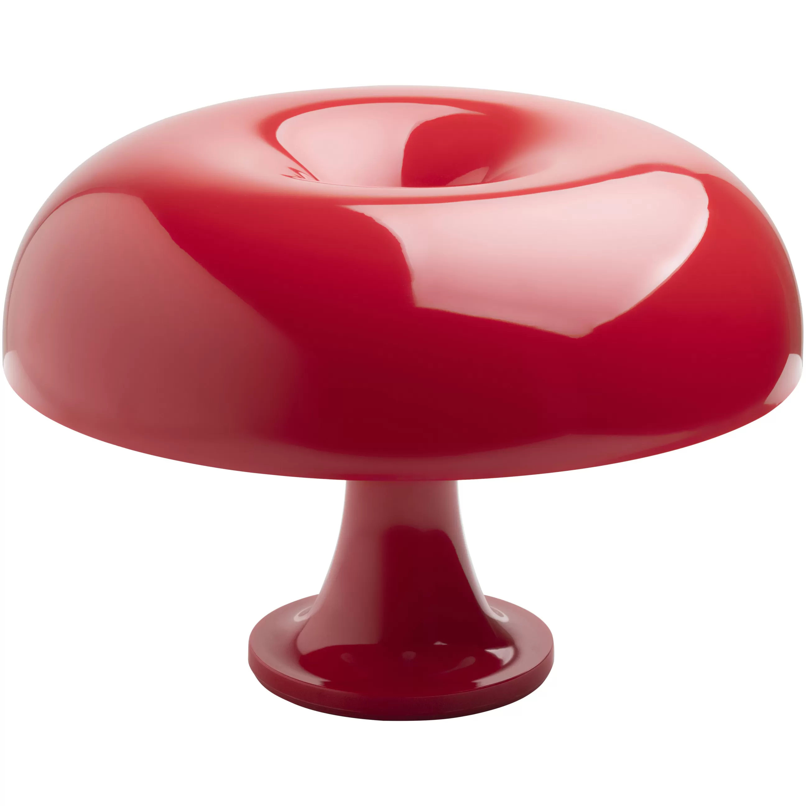 Lampes De Bureau>Artemide Lampe De Table Nessino Plastique/ O 32 X H 23 Cm - Rouge