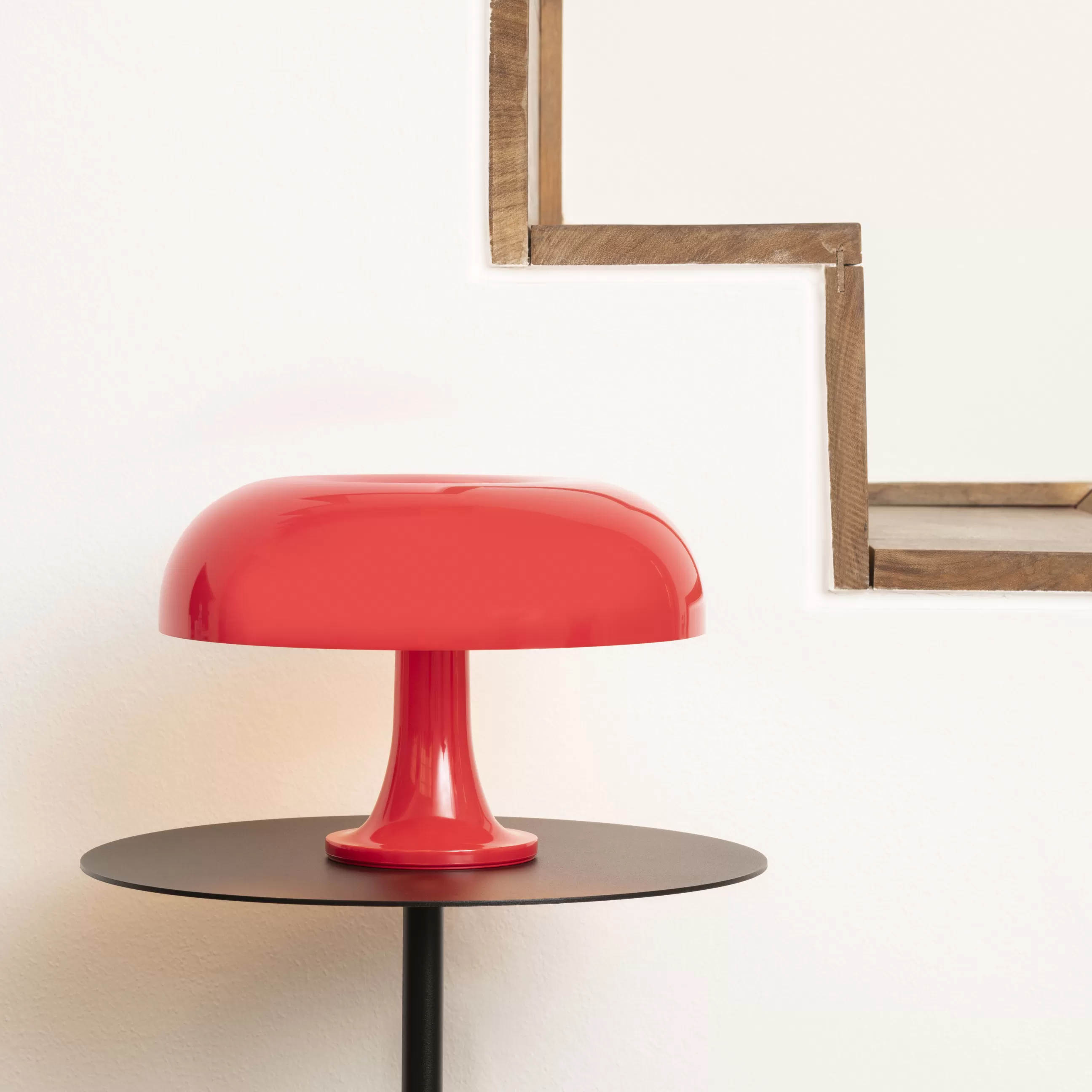 Lampes De Bureau>Artemide Lampe De Table Nessino Plastique/ O 32 X H 23 Cm - Rouge