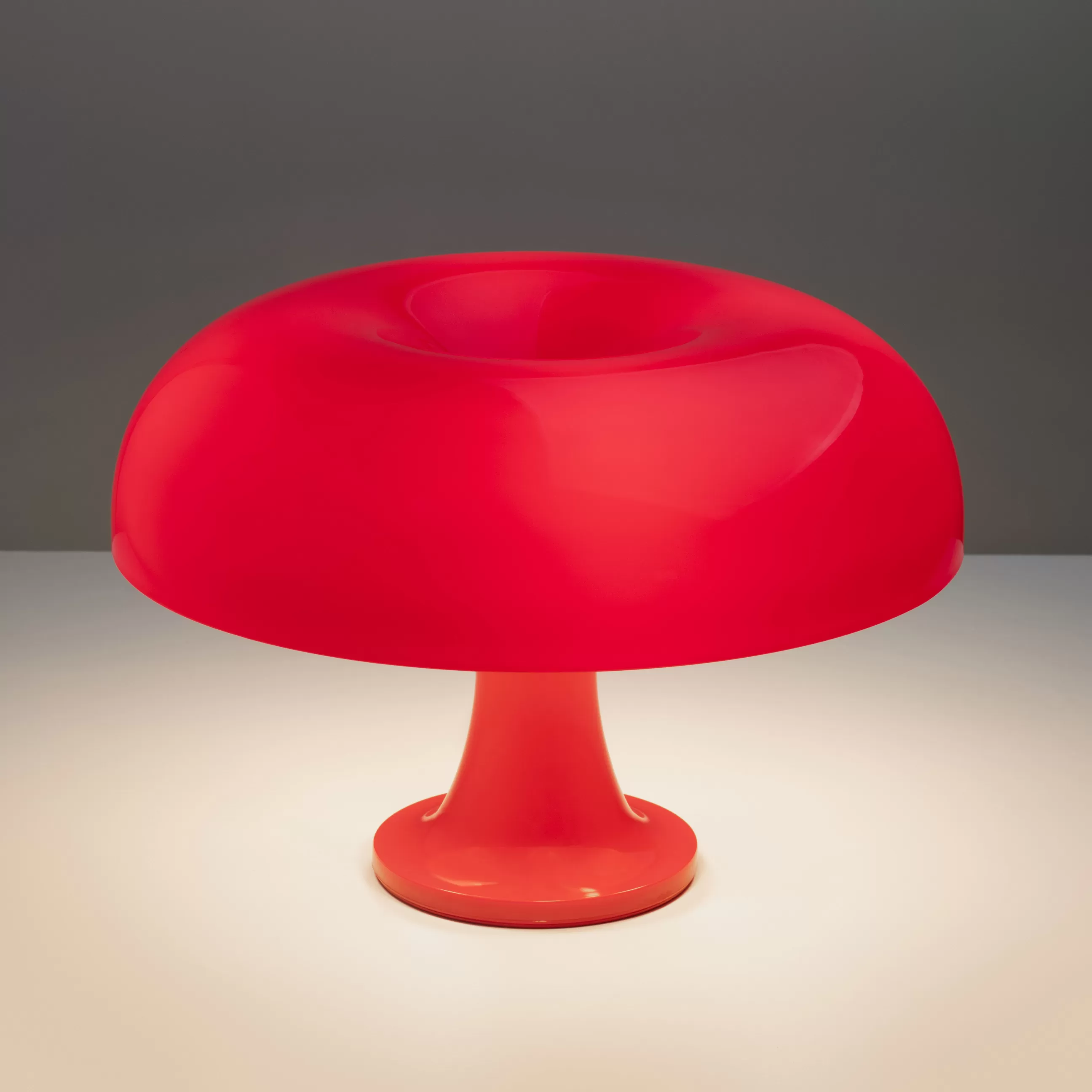 Lampes De Bureau>Artemide Lampe De Table Nessino Plastique/ O 32 X H 23 Cm - Rouge