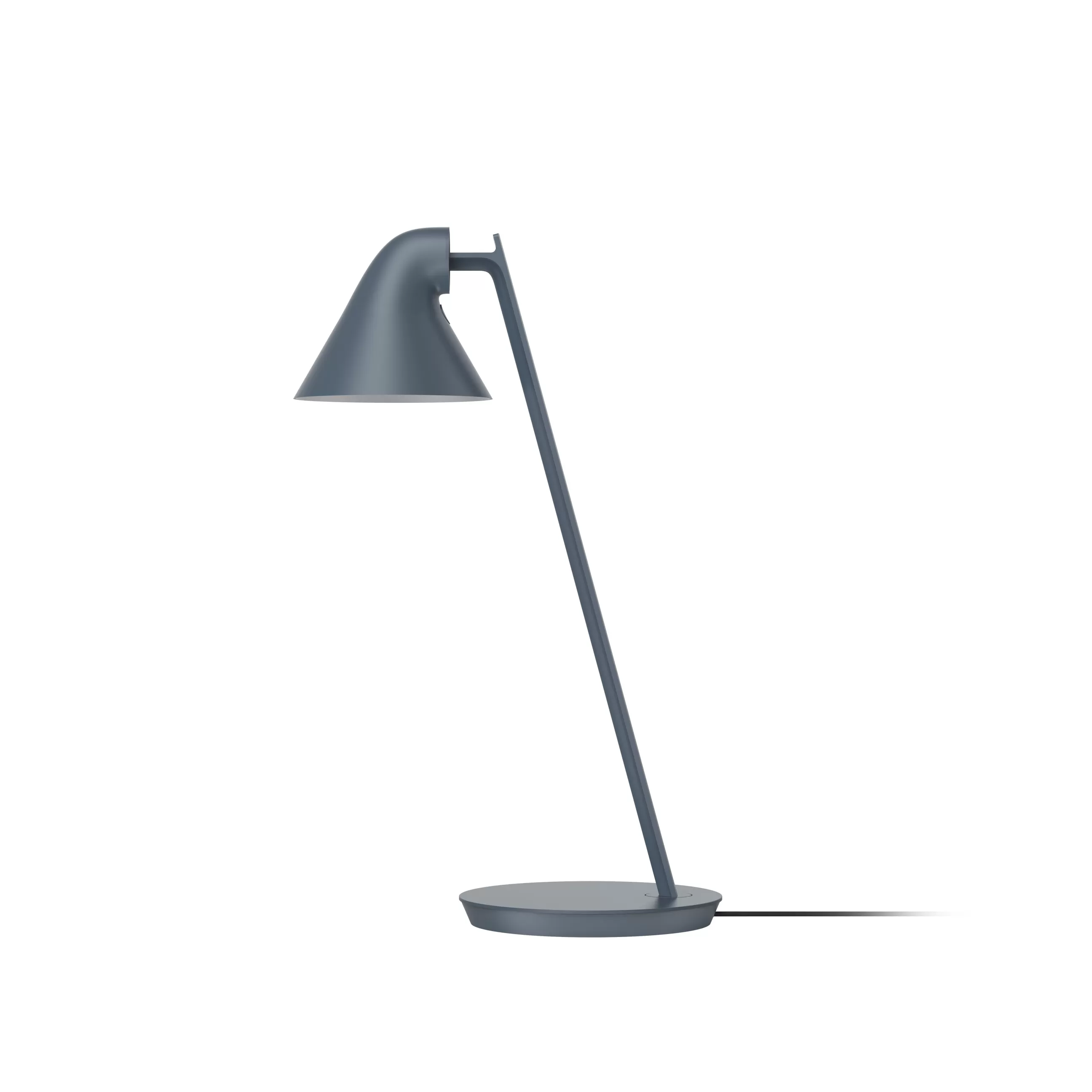 Lampes De Bureau>Louis Poulsen Lampe De Table Njp Mini Led Metal Bleu / H 41,5 Cm - Bleu Petrole
