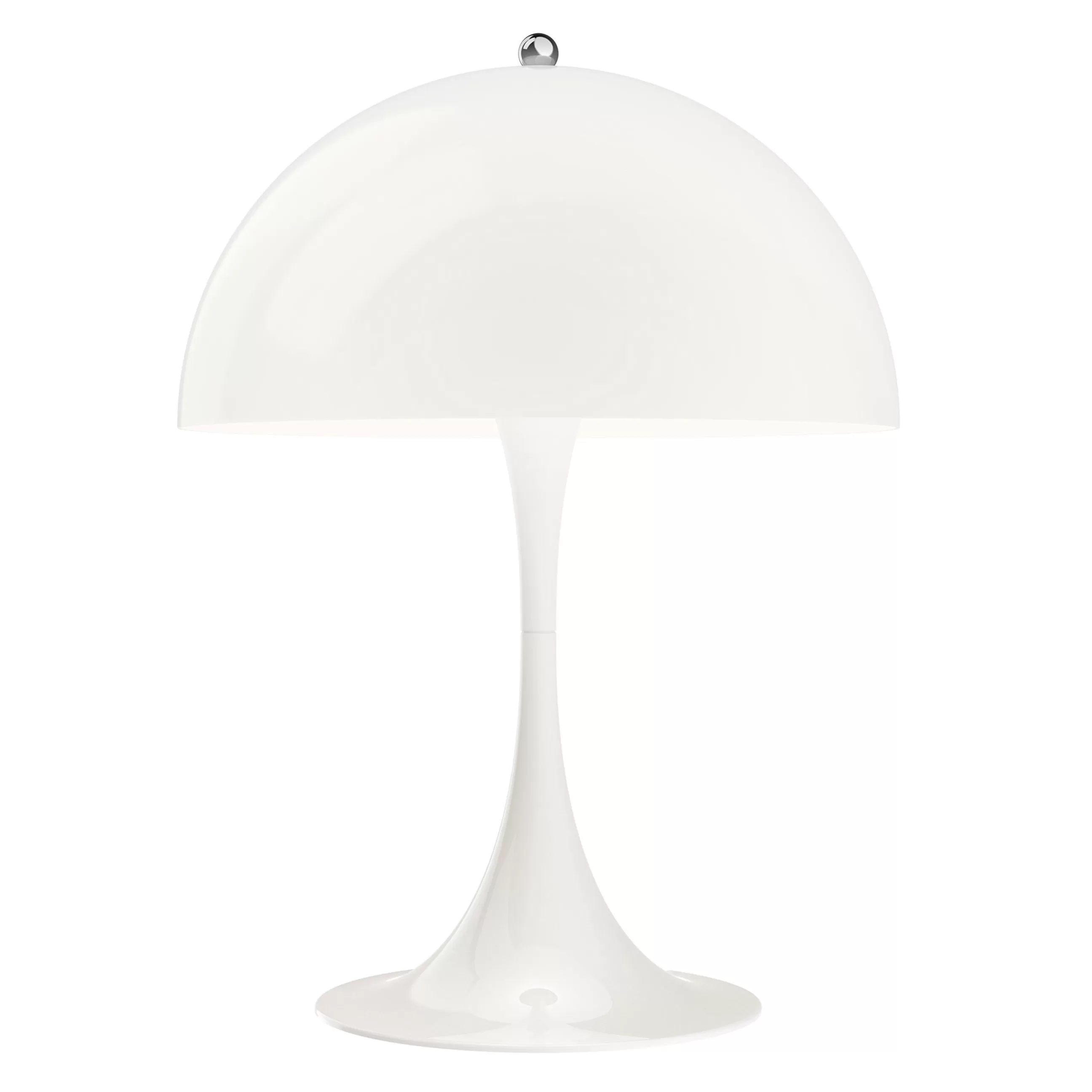Luminaires Iconiques>Louis Poulsen Lampe De Table Panthella 320 Plastique Blanc /  O 32 X H 43,8 Cm - Acrylique / Verner Panton, 1971 - Blanc Opalin