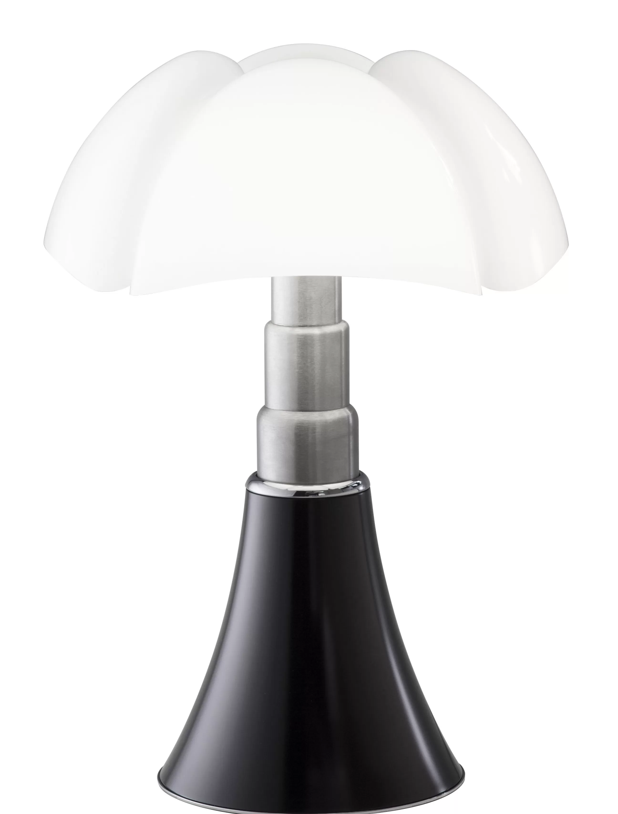 Lampes De Bureau>Martinelli Luce Lampe De Table Pipistrello Medium Led Metal Plastique Marron / H 50 A 62 Cm - Blanc - Marron Fonce