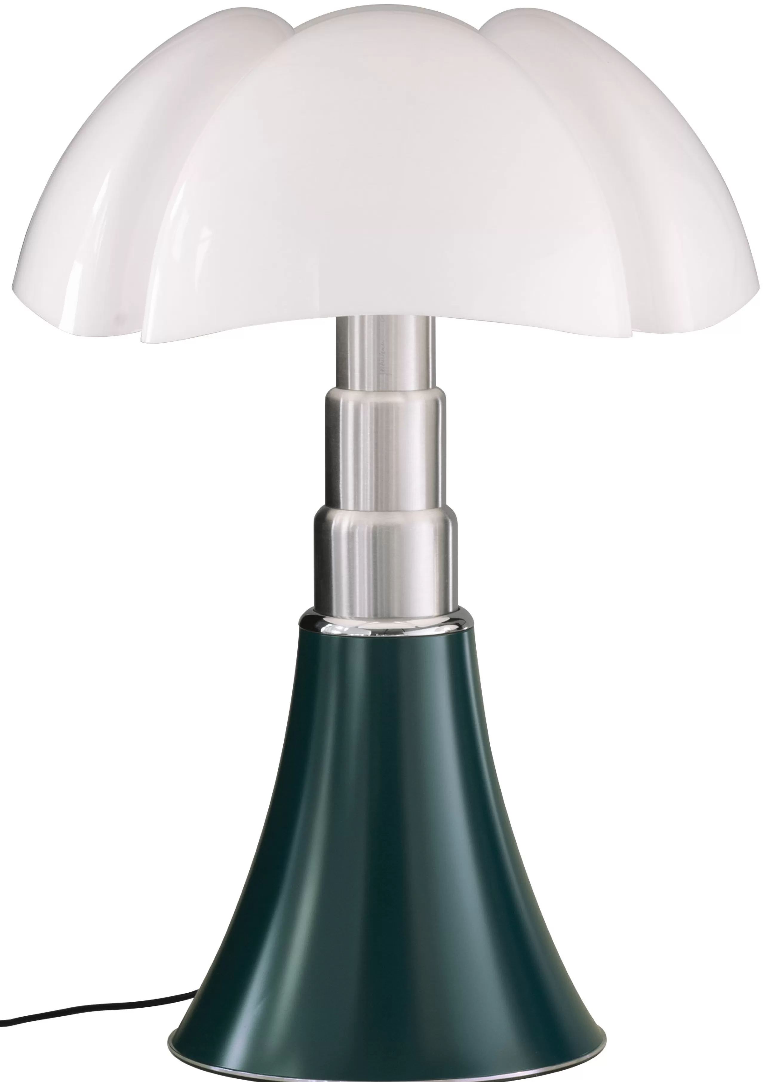 Luminaires Iconiques>Martinelli Luce Lampe De Table Pipistrello Metal Plastique Vert / H 66 A 86 Cm - Blanc - Vert Agave