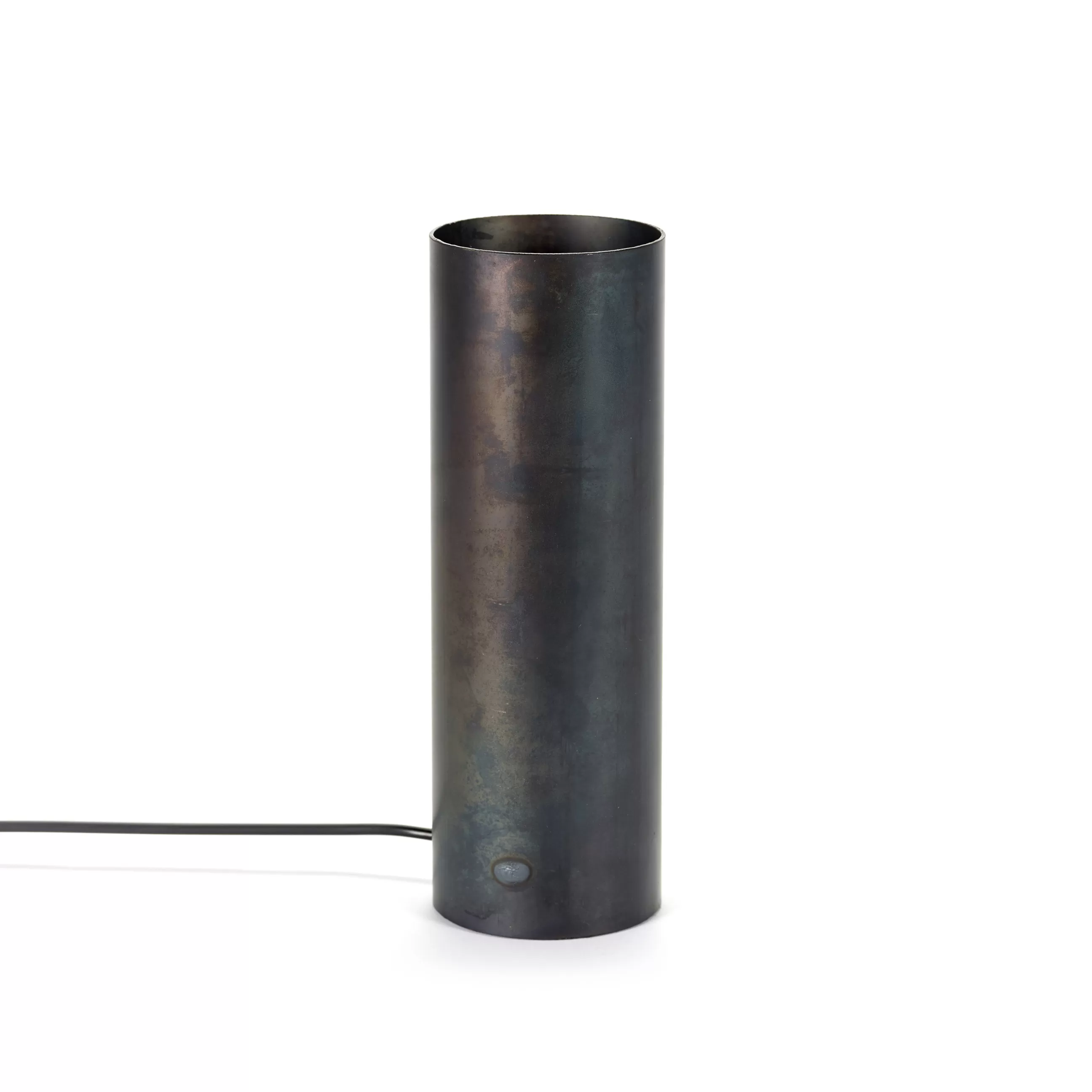 Lampes De Sol>Serax Lampe De Table Sofisticato Nr.17 Metal Noir / H 30 Cm - Acier Oxyde Bleute