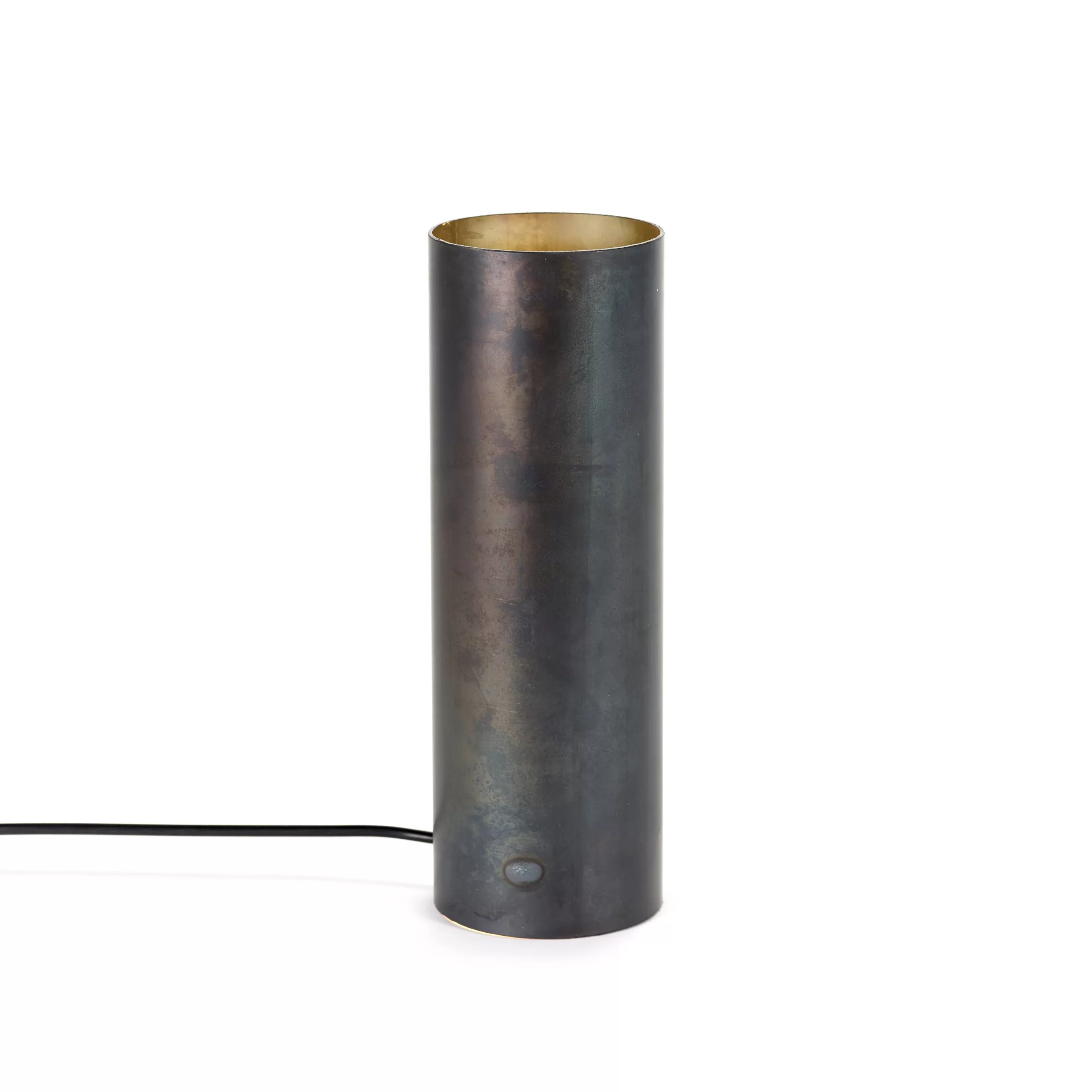 Lampes De Sol>Serax Lampe De Table Sofisticato Nr.17 Metal Noir / H 30 Cm - Acier Oxyde Bleute