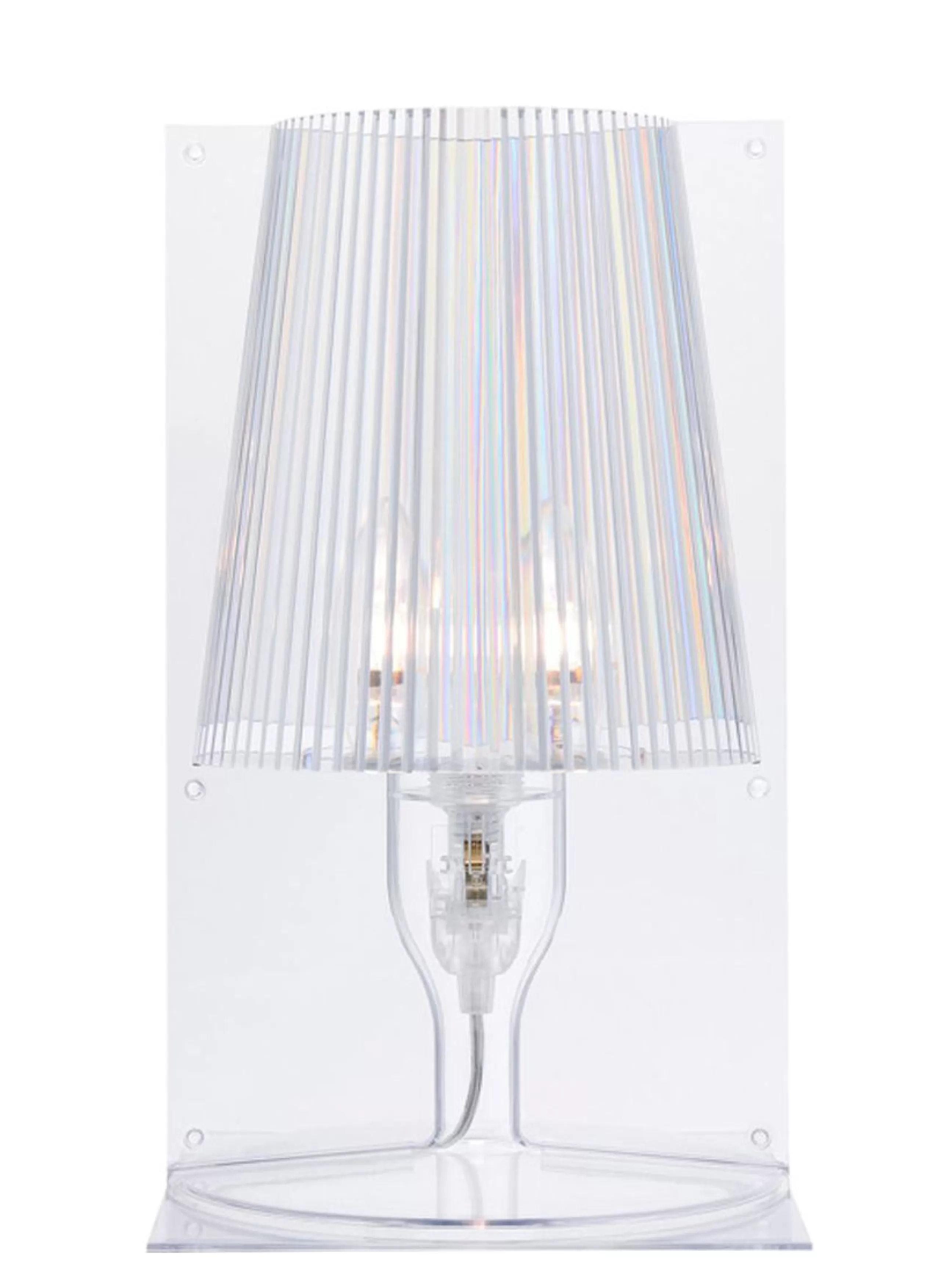 Luminaires Iconiques>Kartell Lampe De Table Take Plastique Transparent / Polycarbonate 2.0 - Cristal