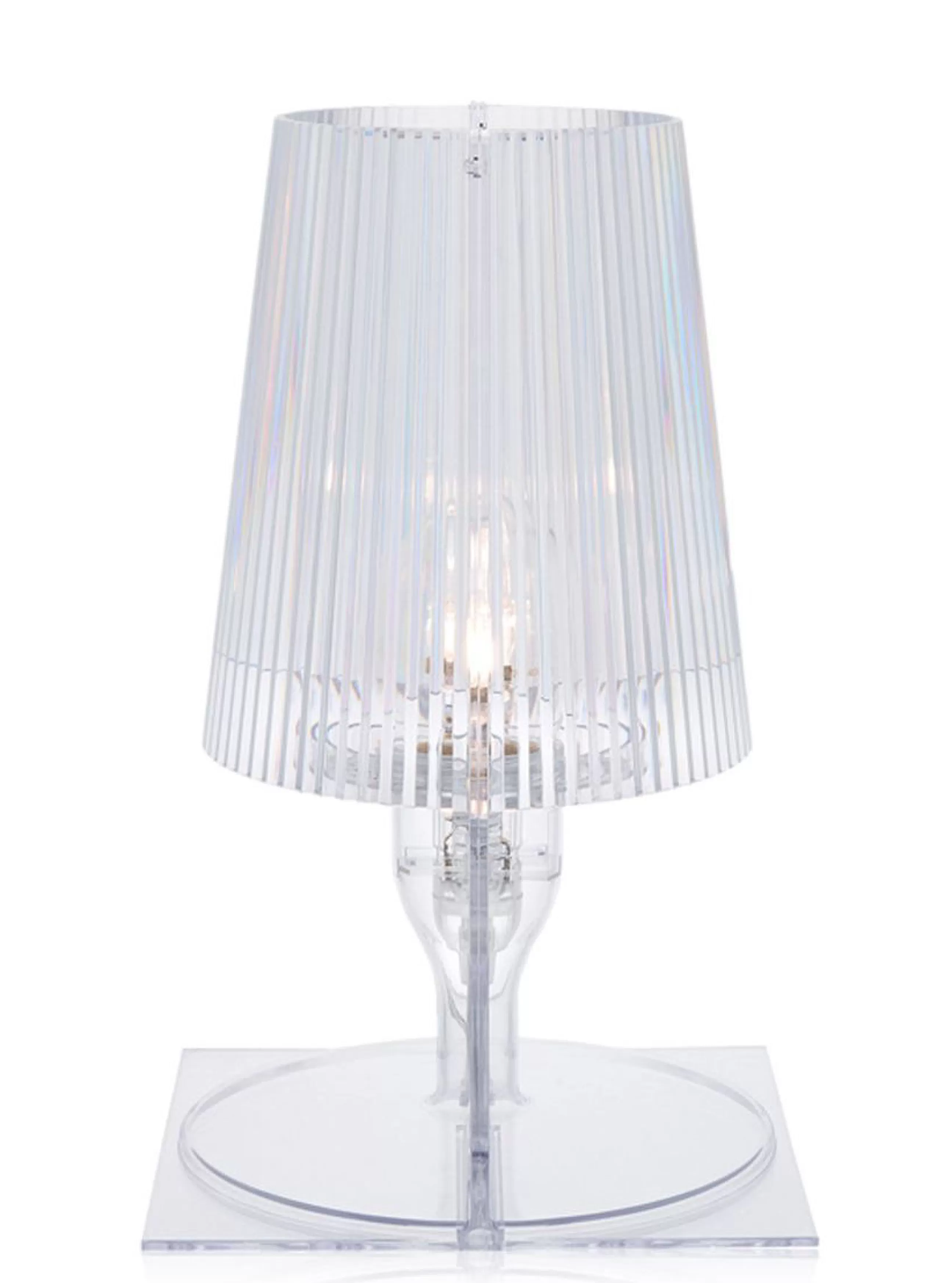 Luminaires Iconiques>Kartell Lampe De Table Take Plastique Transparent / Polycarbonate 2.0 - Cristal