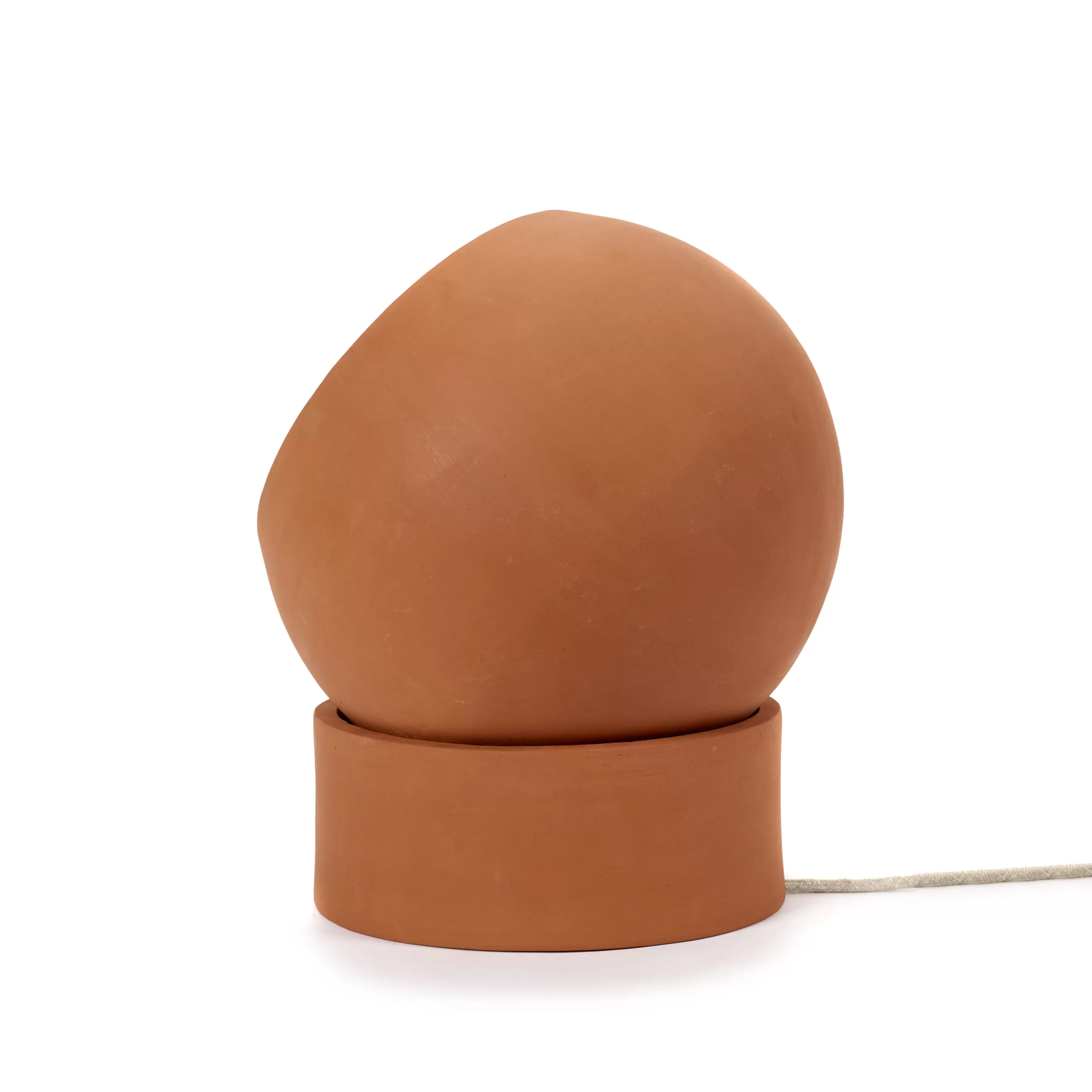 Lampes De Sol>Serax Lampe De Table Terra Floor Ceramique Rouge Orange / - Terracotta / Spot Orientable - Brun Terracotta
