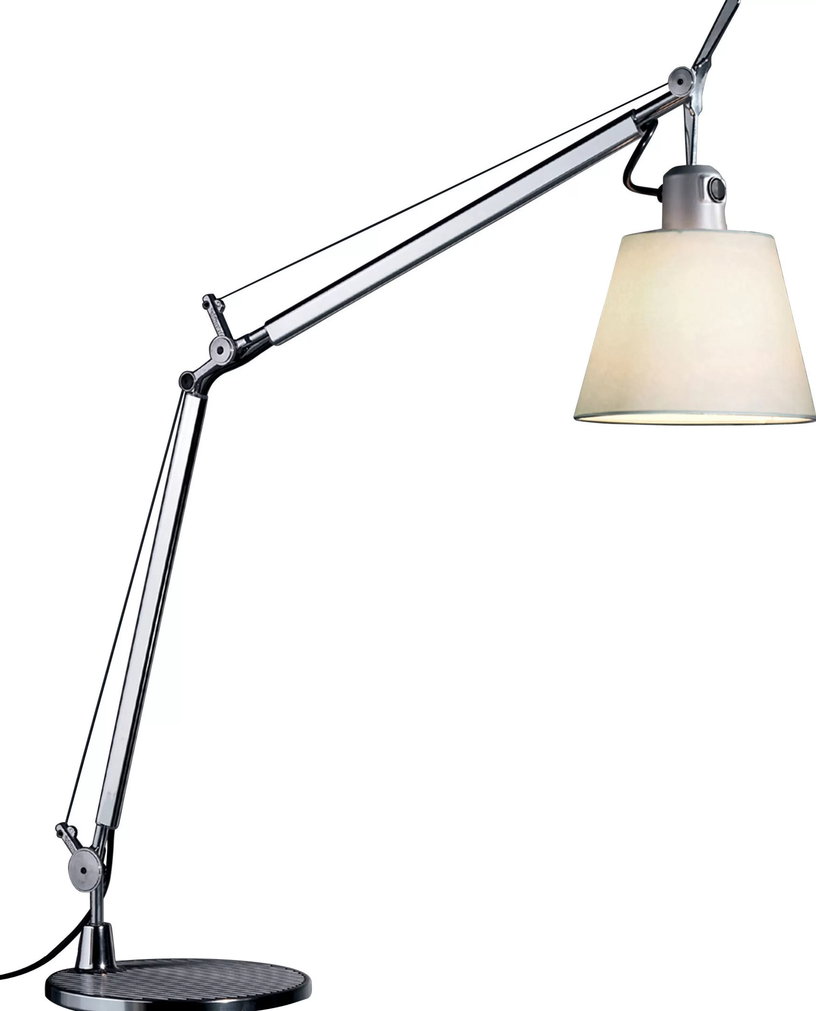 Lampes De Bureau>Artemide Lampe De Table Tolomeo Basculante Papier Beige - Aluminium - Beige