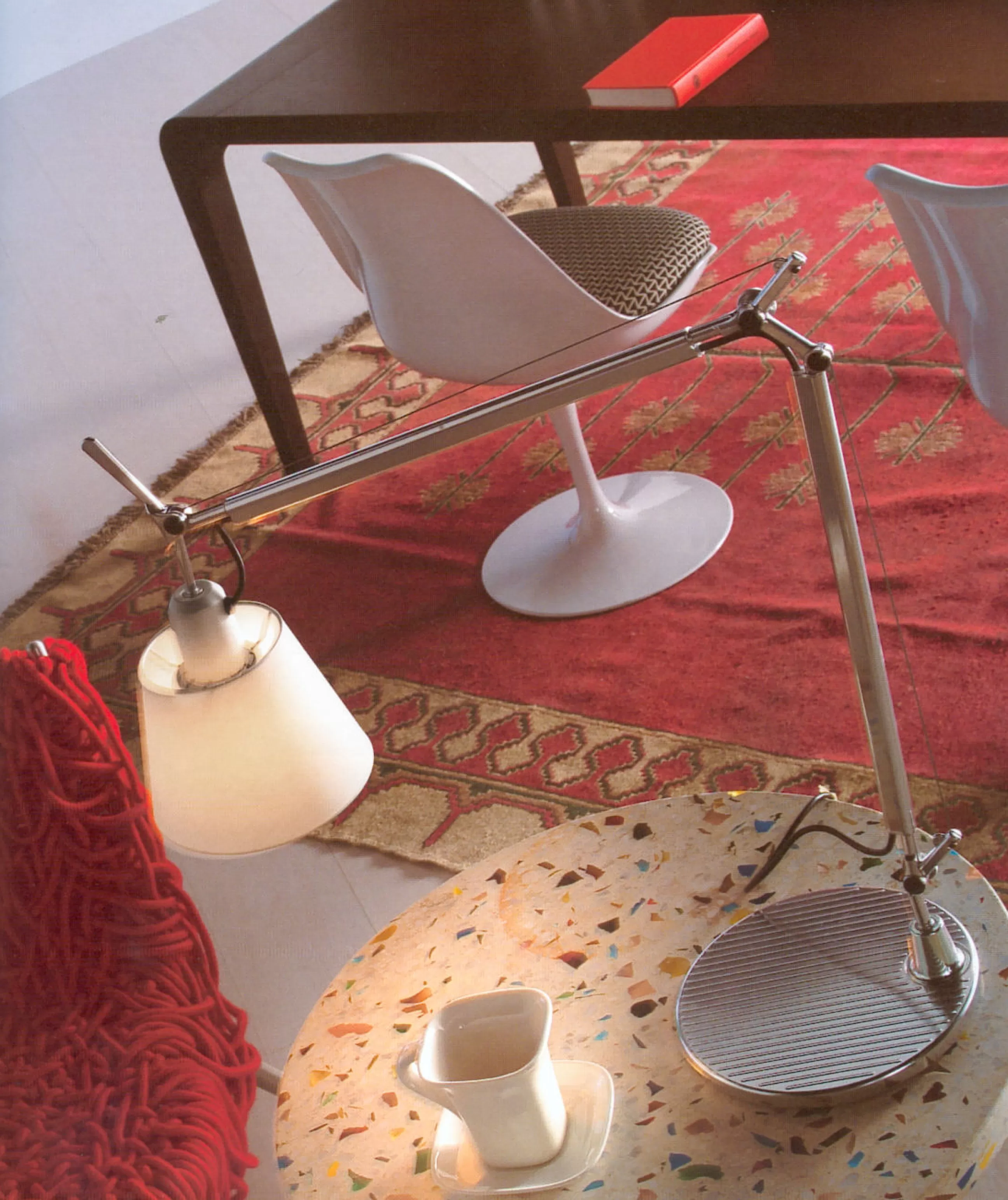 Lampes De Bureau>Artemide Lampe De Table Tolomeo Basculante Papier Beige - Aluminium - Beige