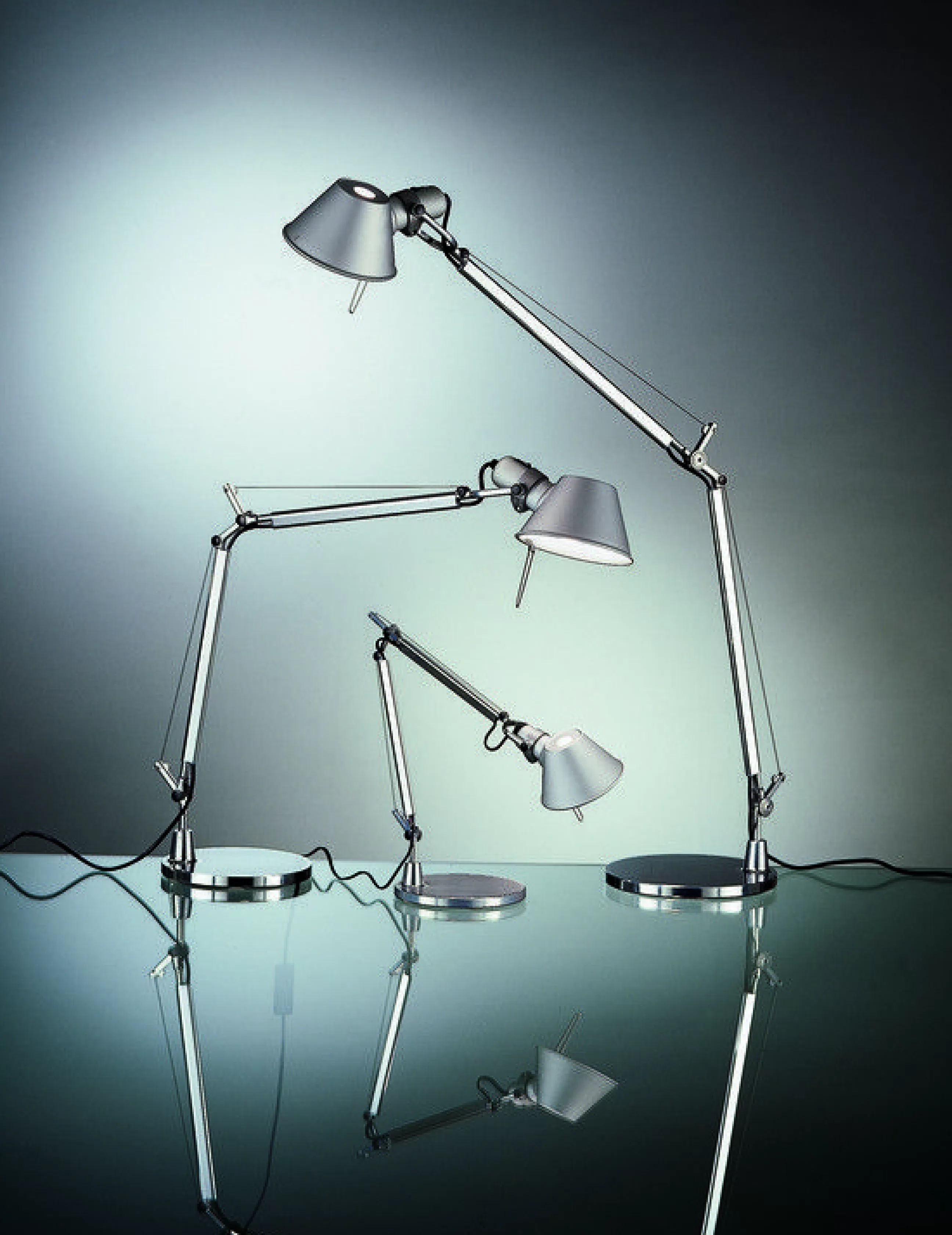 Luminaires Iconiques>Artemide Lampe De Table Tolomeo Metal - Aluminium