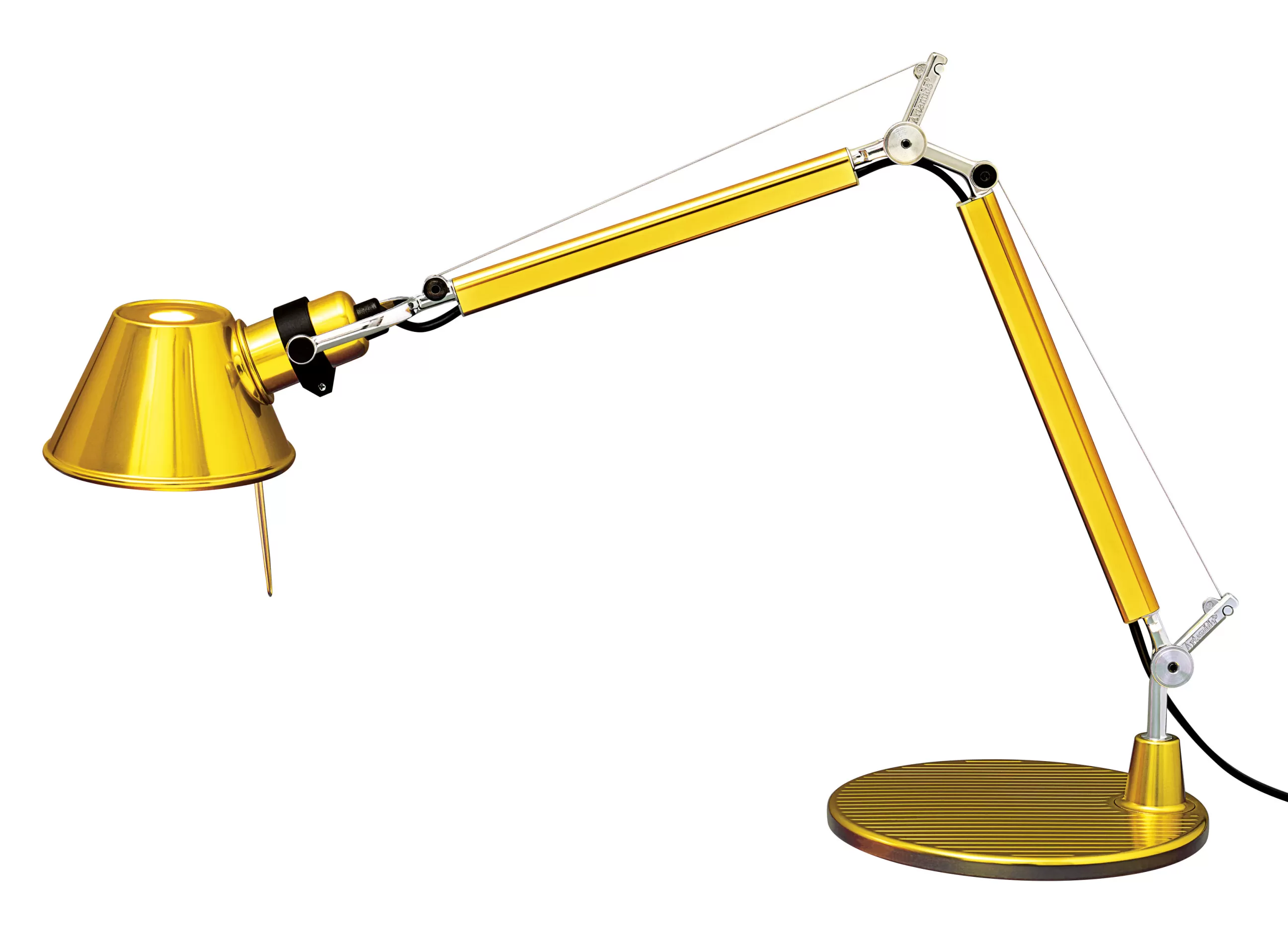 Lampes De Bureau>Artemide Lampe De Table Tolomeo Micro Gold Or Metal / Edition Limitee - Or Cuivre