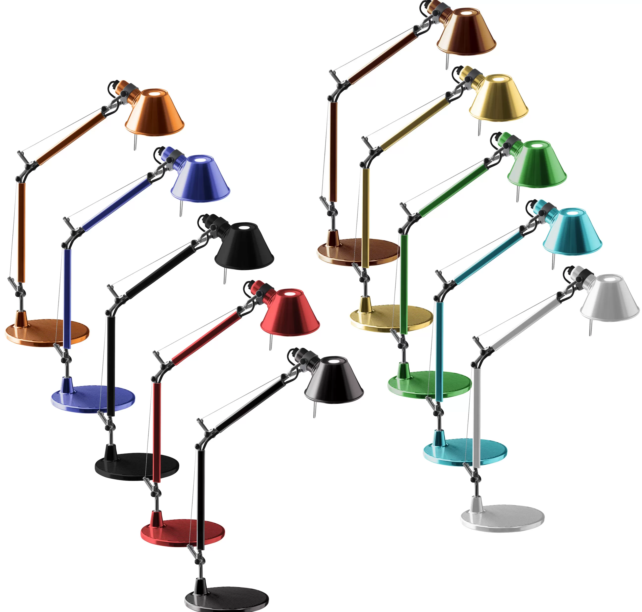 Lampes De Bureau>Artemide Lampe De Table Tolomeo Micro Metal - Aluminium