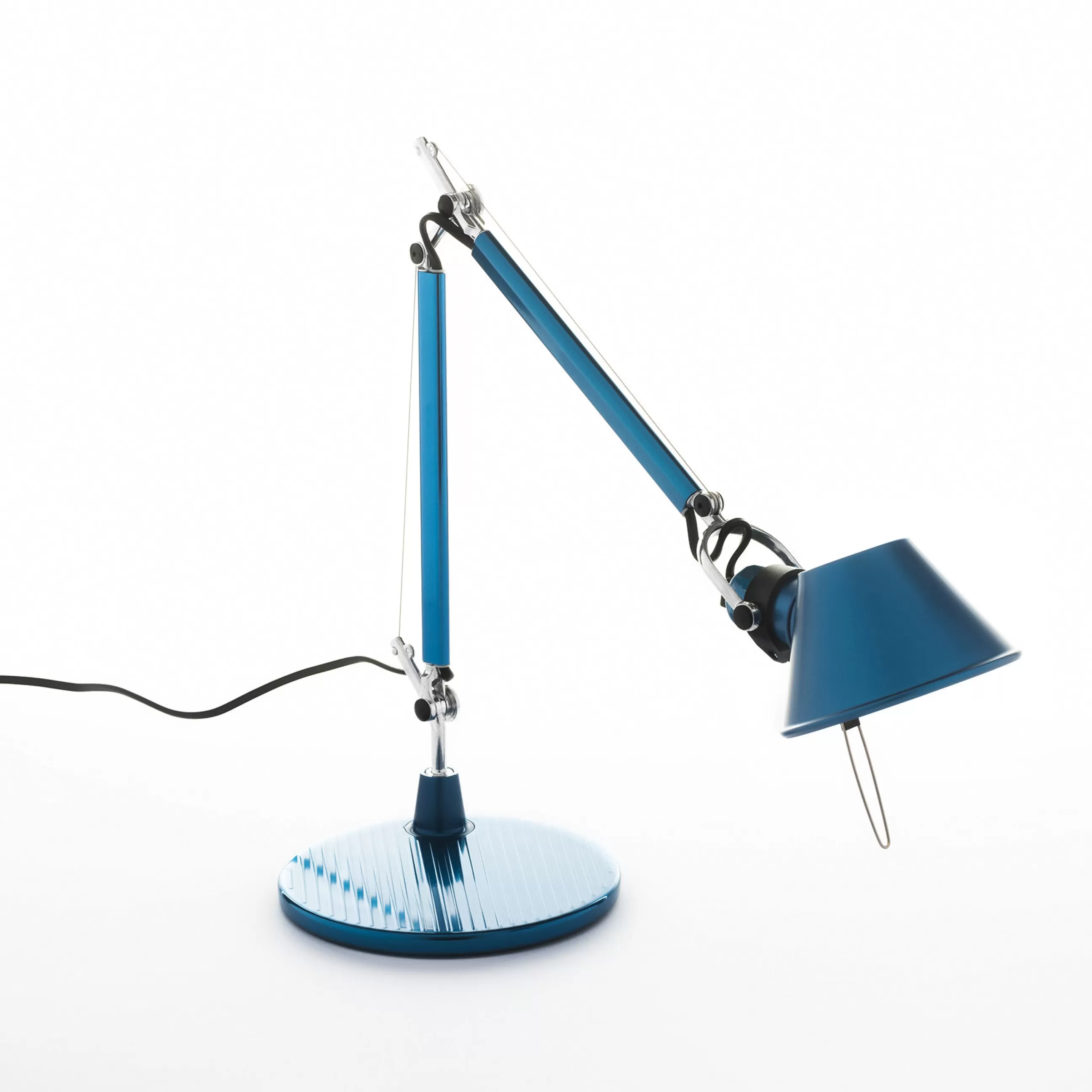 Lampes De Bureau>Artemide Lampe De Table Tolomeo Micro Metal Bleu - Bleu Anodise