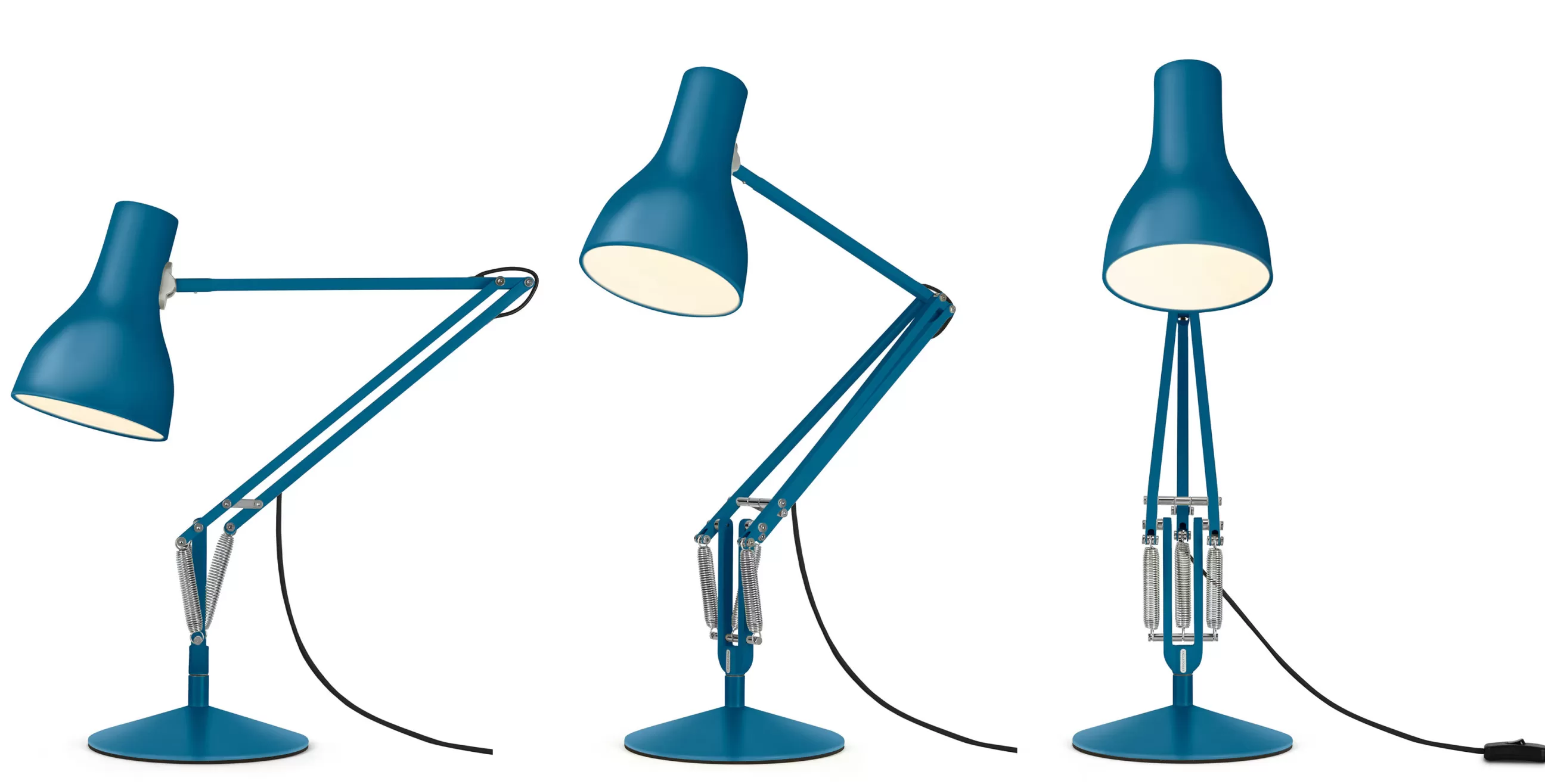 Lampes De Bureau>Anglepoise Lampe De Table Type 75 Metal Bleu / By Margaret Howell - Edition Limitee - Bleu Saxon