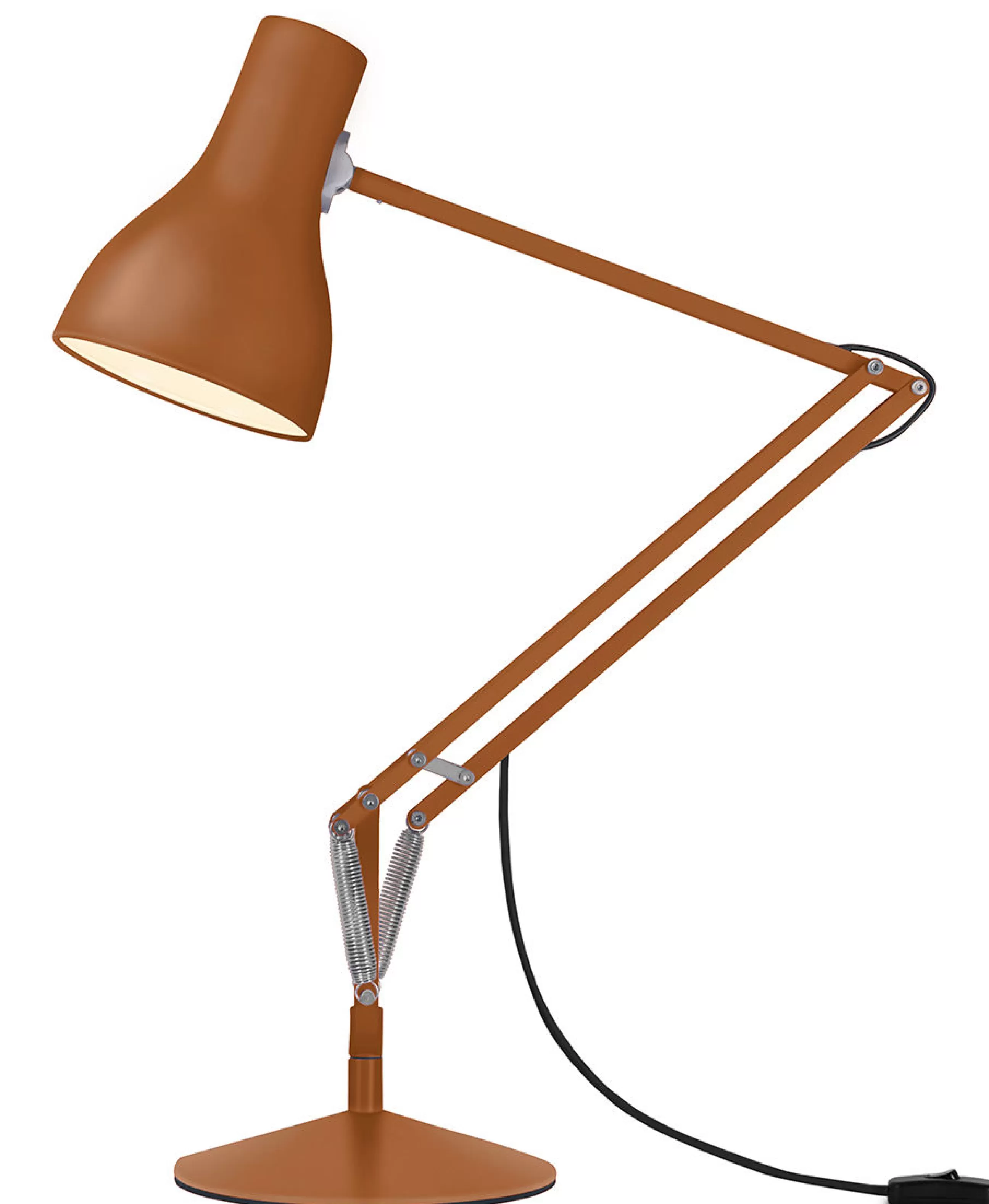 Lampes De Bureau>Anglepoise Lampe De Table Type 75 Metal Orange Marron / By Margaret Howell - Sienne