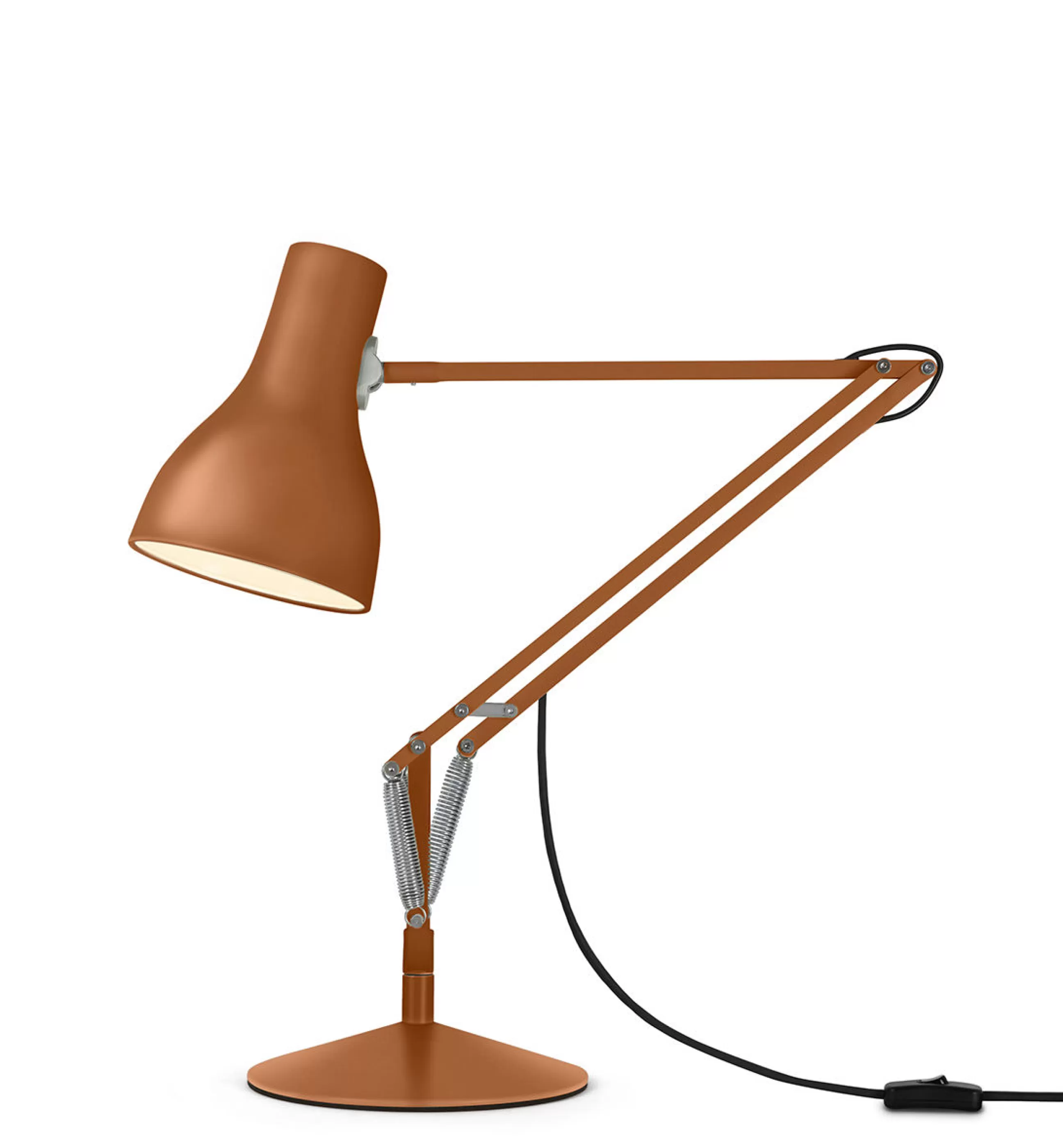 Lampes De Bureau>Anglepoise Lampe De Table Type 75 Metal Orange Marron / By Margaret Howell - Sienne