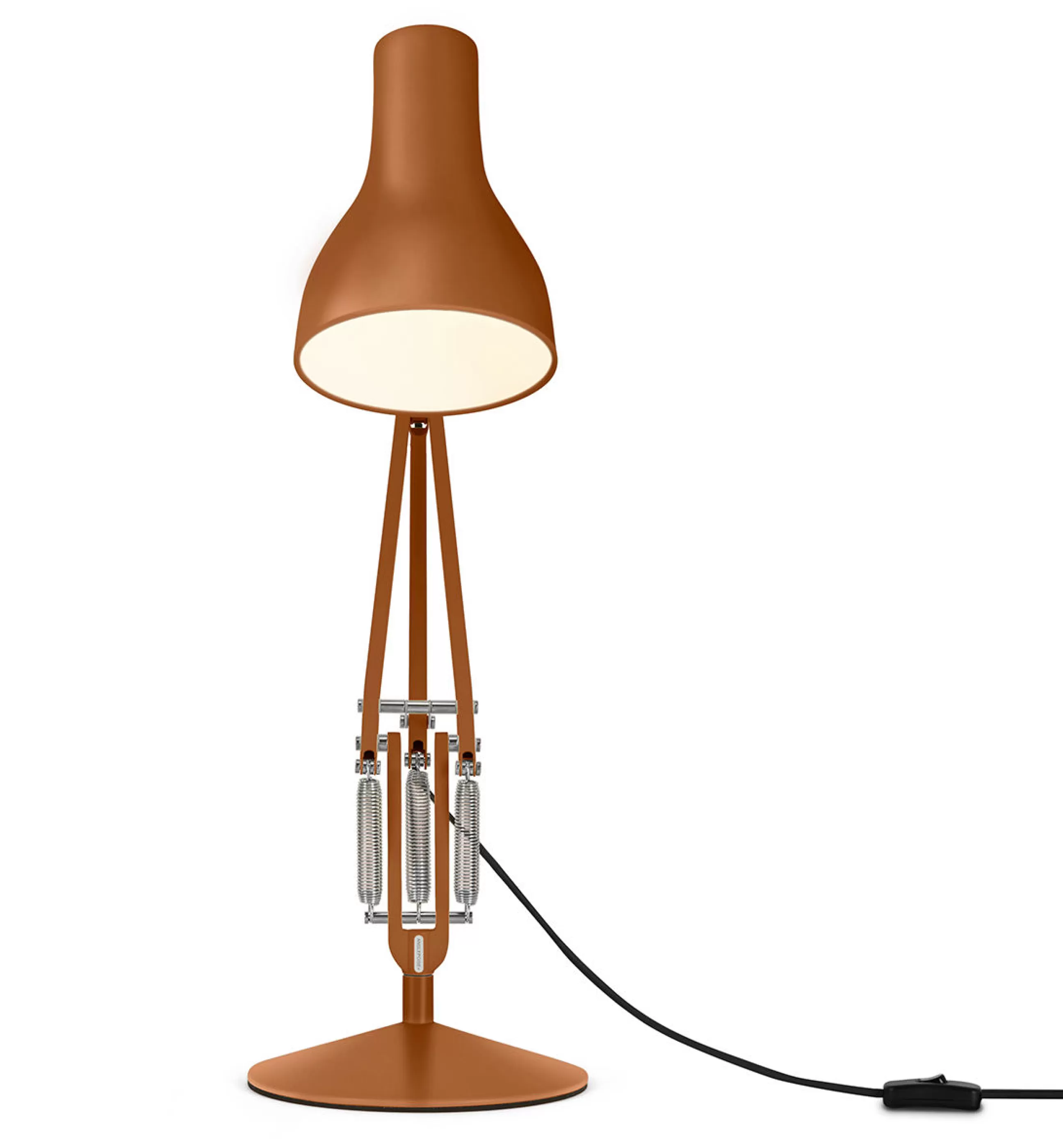 Lampes De Bureau>Anglepoise Lampe De Table Type 75 Metal Orange Marron / By Margaret Howell - Sienne