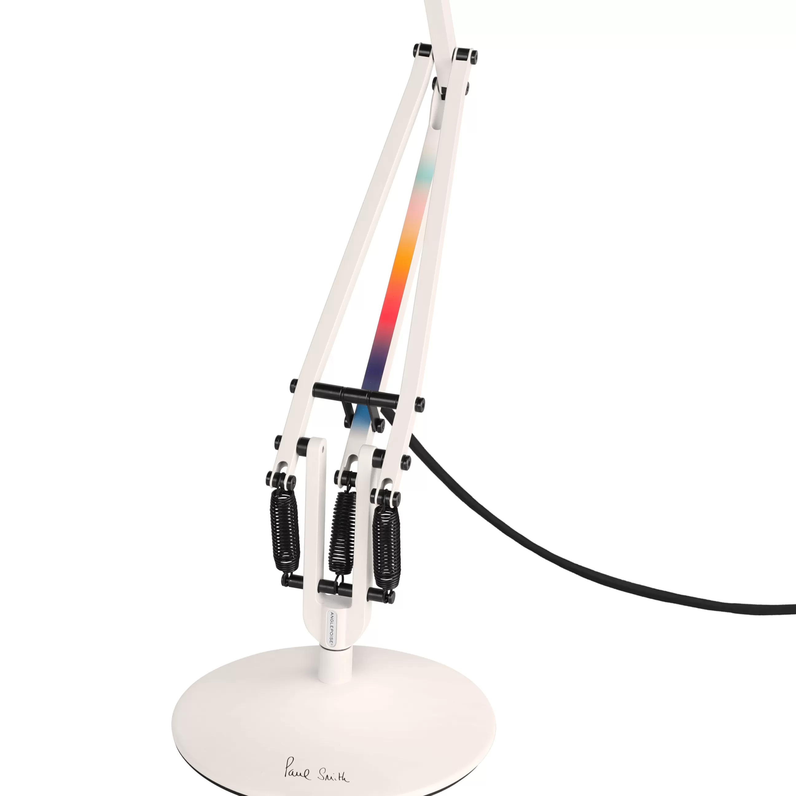 Lampes De Bureau>Anglepoise Lampe De Table Type 75 Mini Metal Blanc / By Paul Smith - Edition N°6 - Blanc - Multicolore
