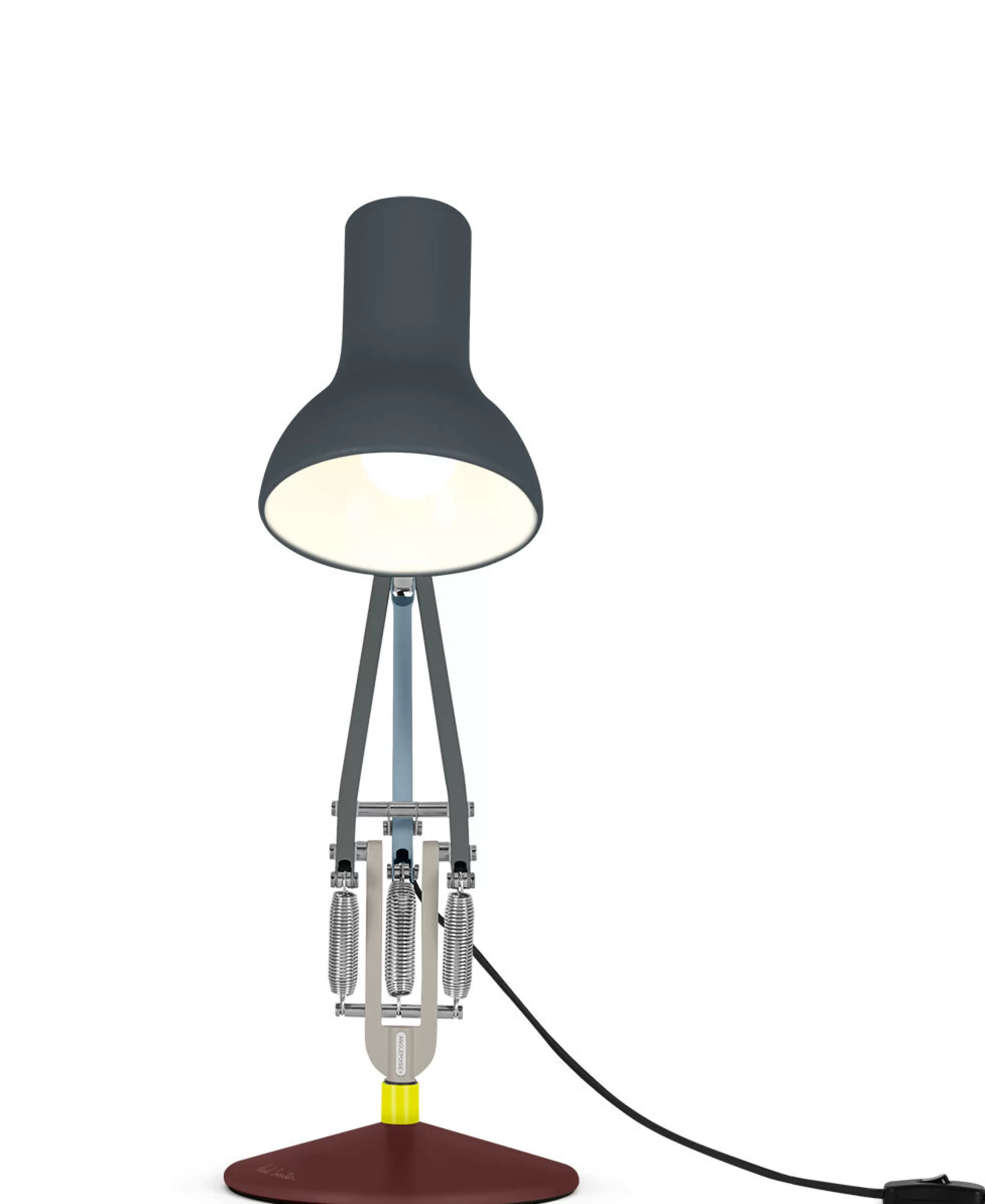 Lampes De Bureau>Anglepoise Lampe De Table Type 75 Mini Metal Multicolore / By Paul Smith - Edition N°4 - Bleu Ciel - Gris Plombe - Rouge Bourgogne - Vert Argile