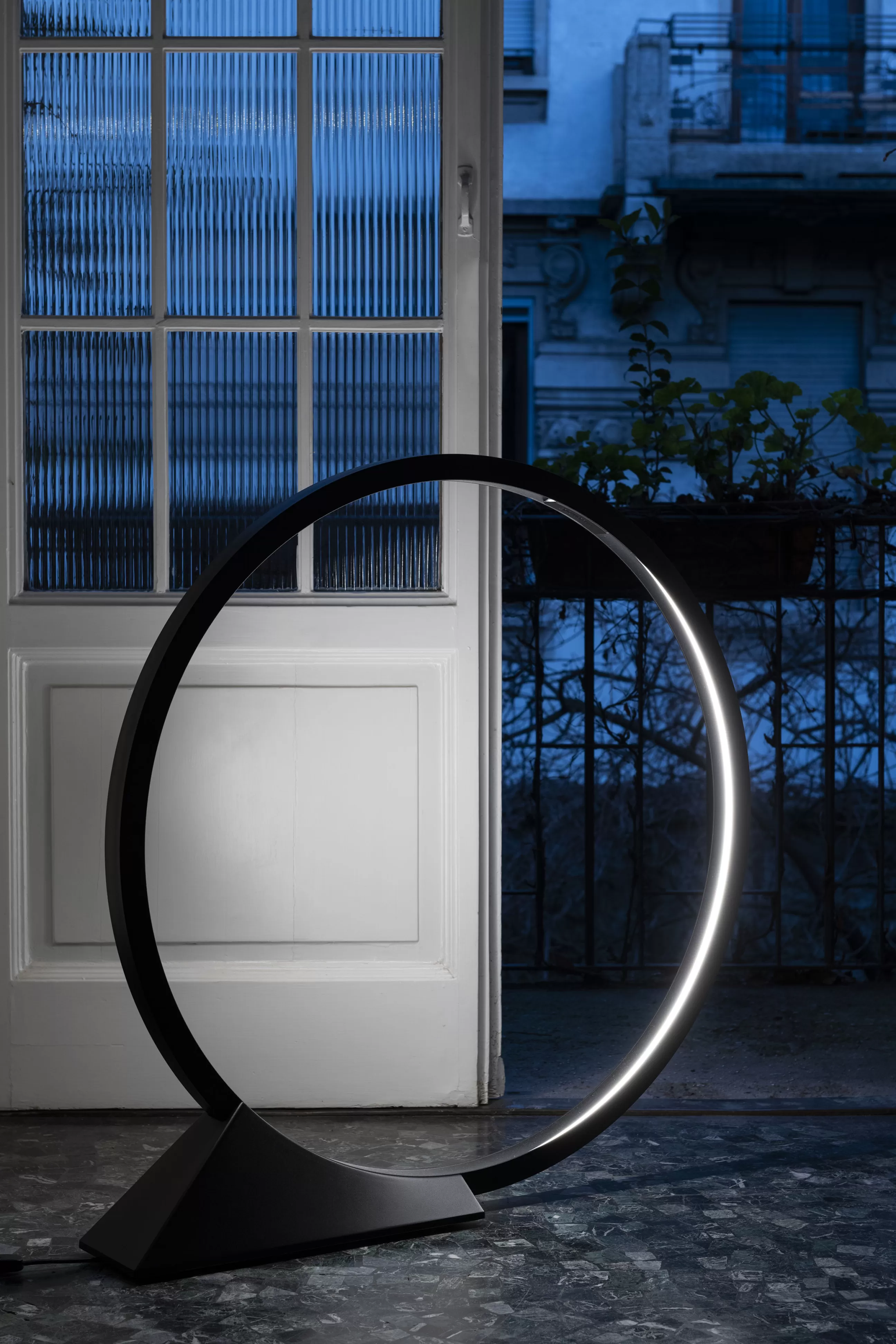 Lampes De Sol>Artemide Lampe D'extérieur O Led Metalmetal/ O 90 Cm - Detecteur Mouvement - Noir