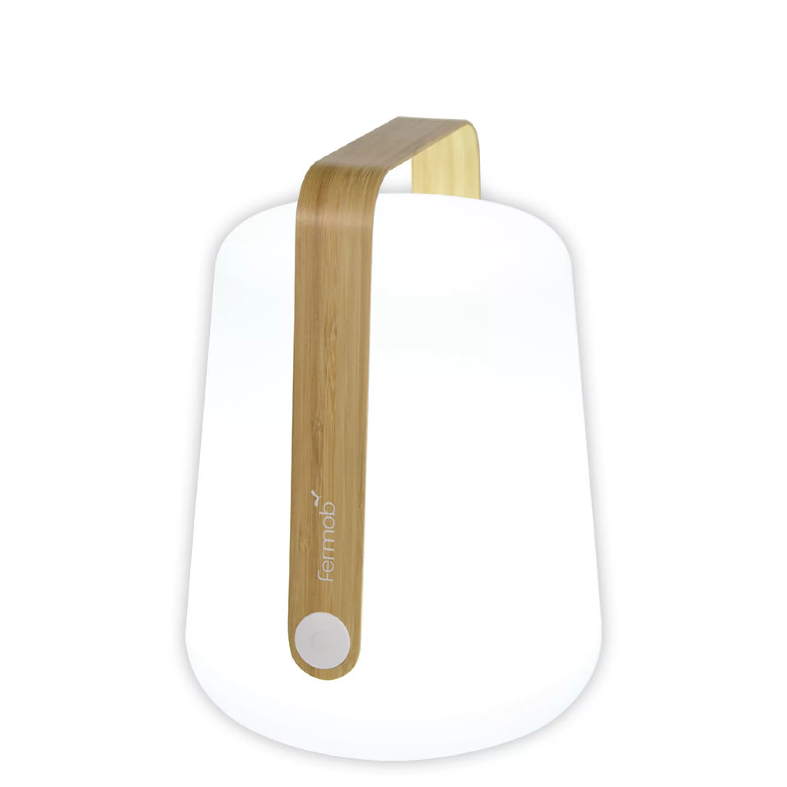 Luminaires D'extérieur>Fermob Lampe Exterieur Sans Fil Rechargeable Balad Bamboo Plastique Bois Naturel Plastique & Bois/ H 25 Cm - Usb - Bambou Naturel