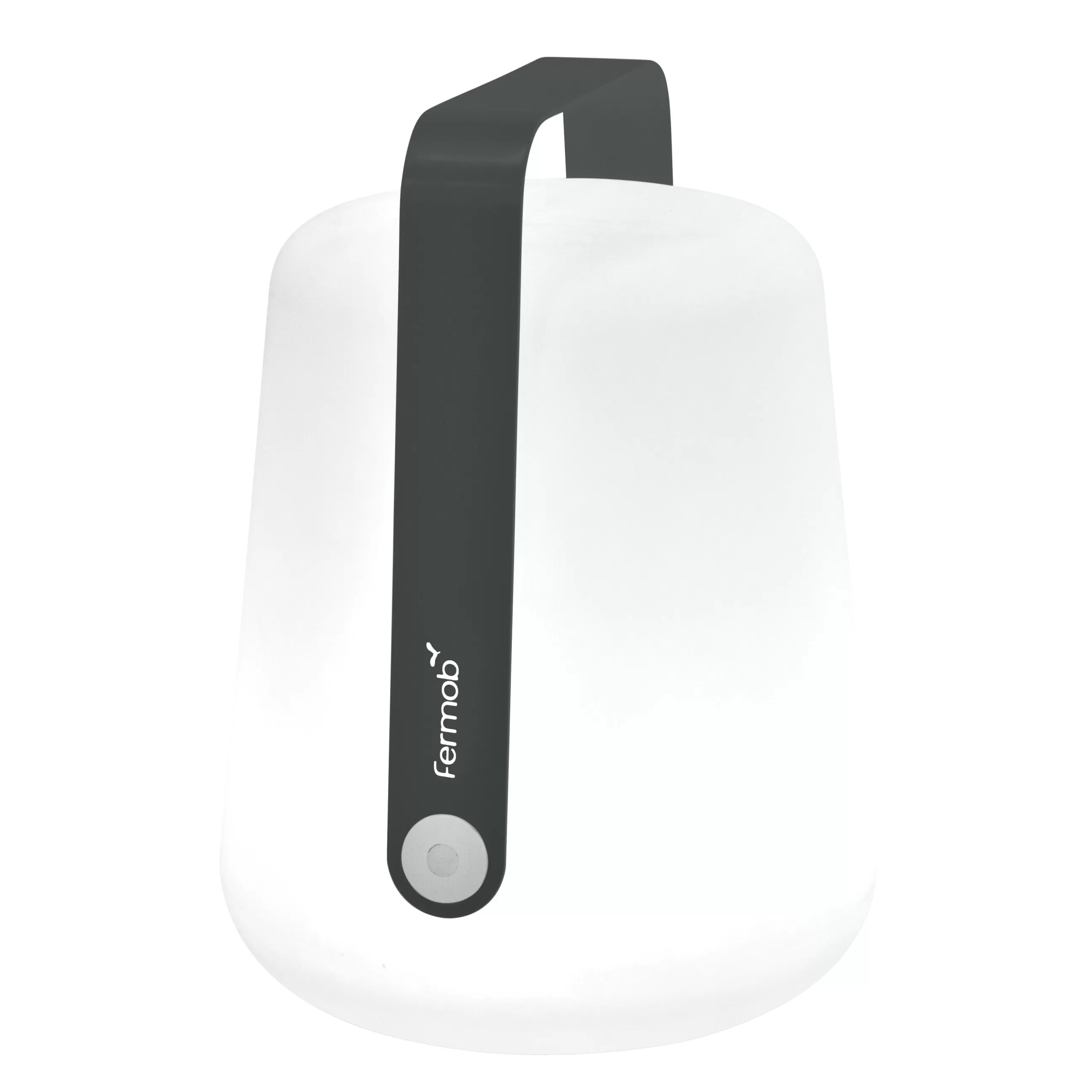Lampes Sans Fil>Fermob Lampe Exterieur Sans Fil Rechargeable Balad Large Led Plastique Noir Plastique & Metal Noir / H 38 Cm - Usb - Carbone