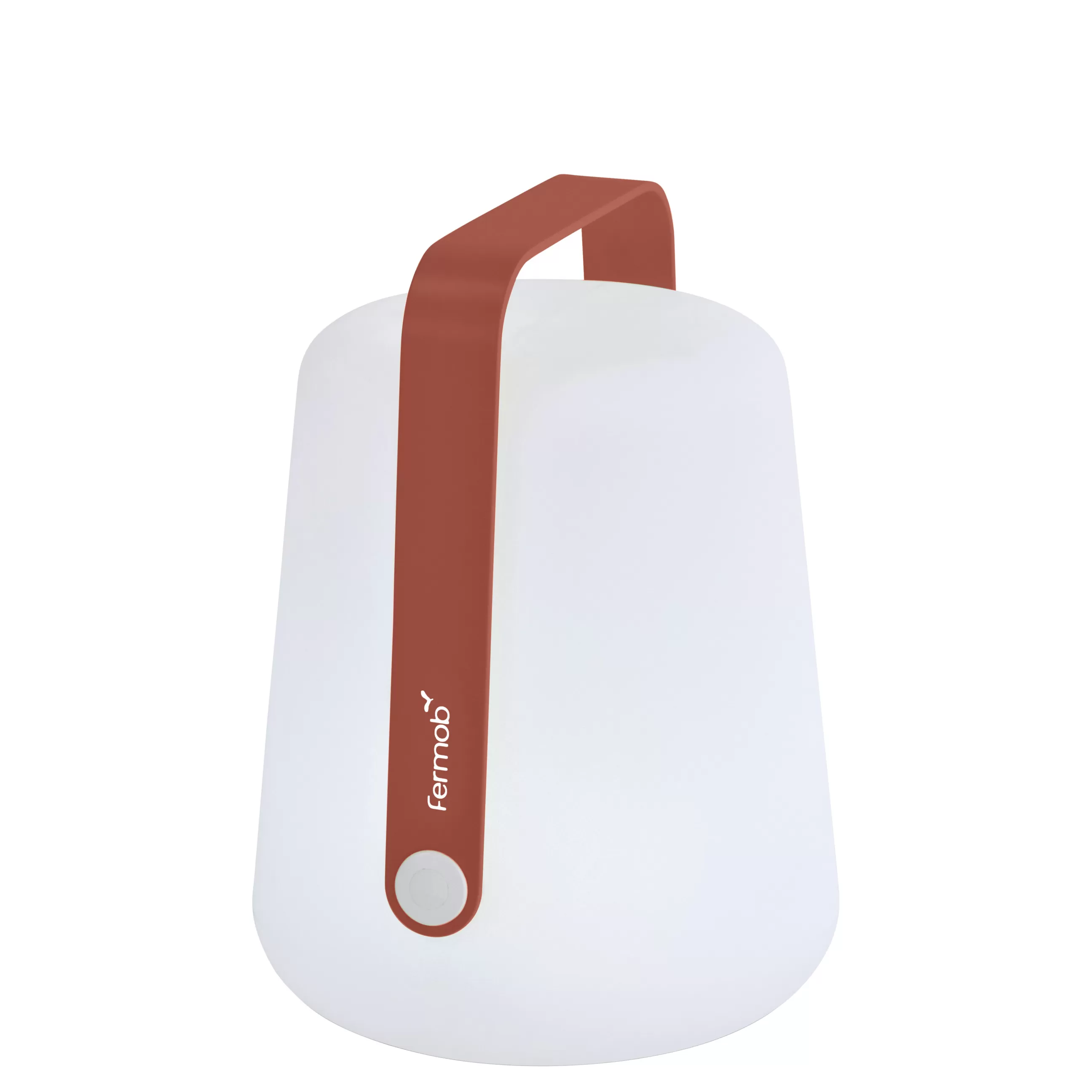 Lampes Sans Fil>Fermob Lampe Exterieur Sans Fil Rechargeable Balad Small Led Plastique Rouge Plastique & Metal Rouge / H 25 Cm - Usb - Ocre Rouge