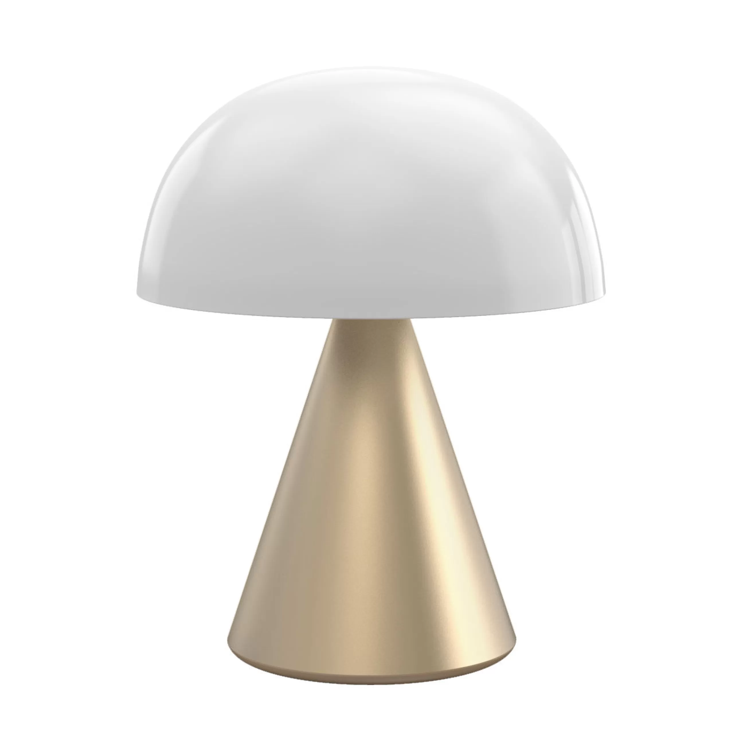Luminaires D'extérieur>Lexon Lampe Exterieur Sans Fil Rechargeable Mina Large Led Metal Plastique Or Plastique & Metal/ H 17 Cm - Lumiere Coloree - Or Rose