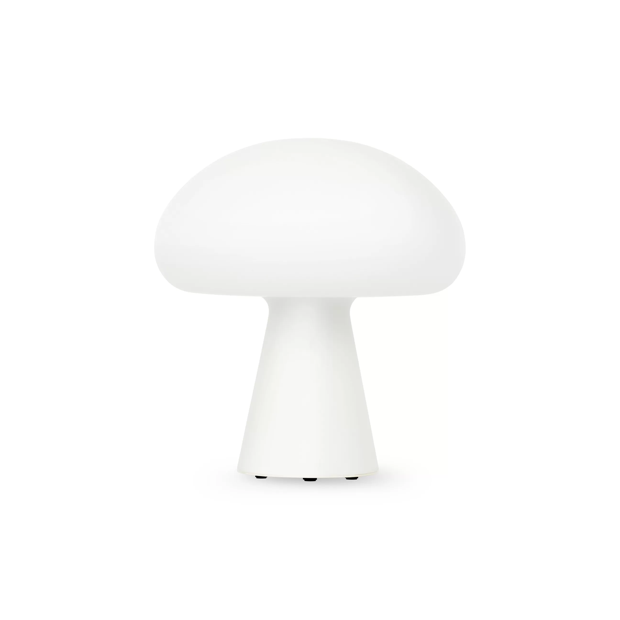 Luminaires D'extérieur>Gubi Lampe Exterieur Sans Fil Rechargeable Obello Led Verreverre/ Bill Curry, 1971 - Souffle Bouche - Blanc