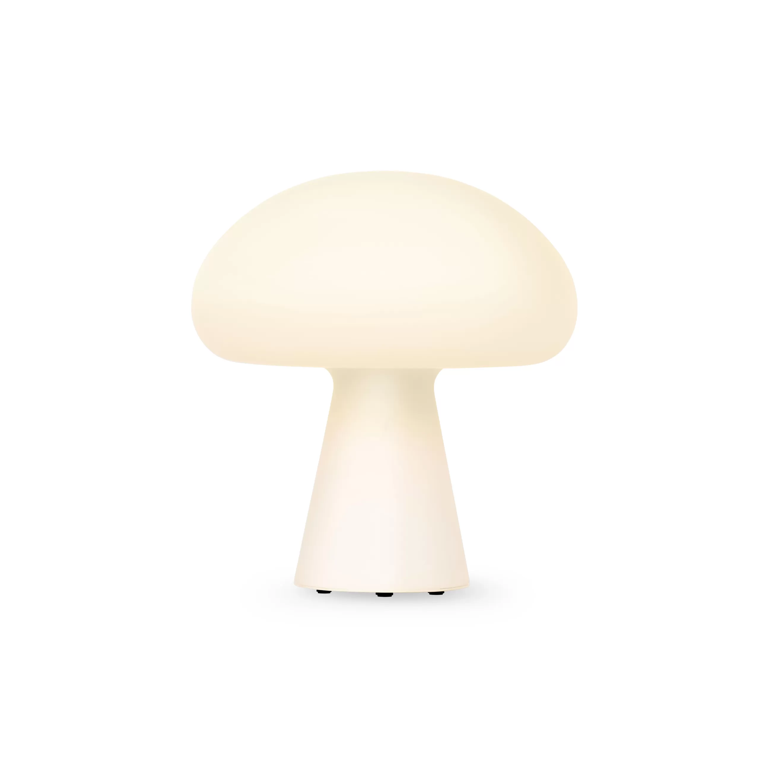 Luminaires D'extérieur>Gubi Lampe Exterieur Sans Fil Rechargeable Obello Led Verreverre/ Bill Curry, 1971 - Souffle Bouche - Blanc