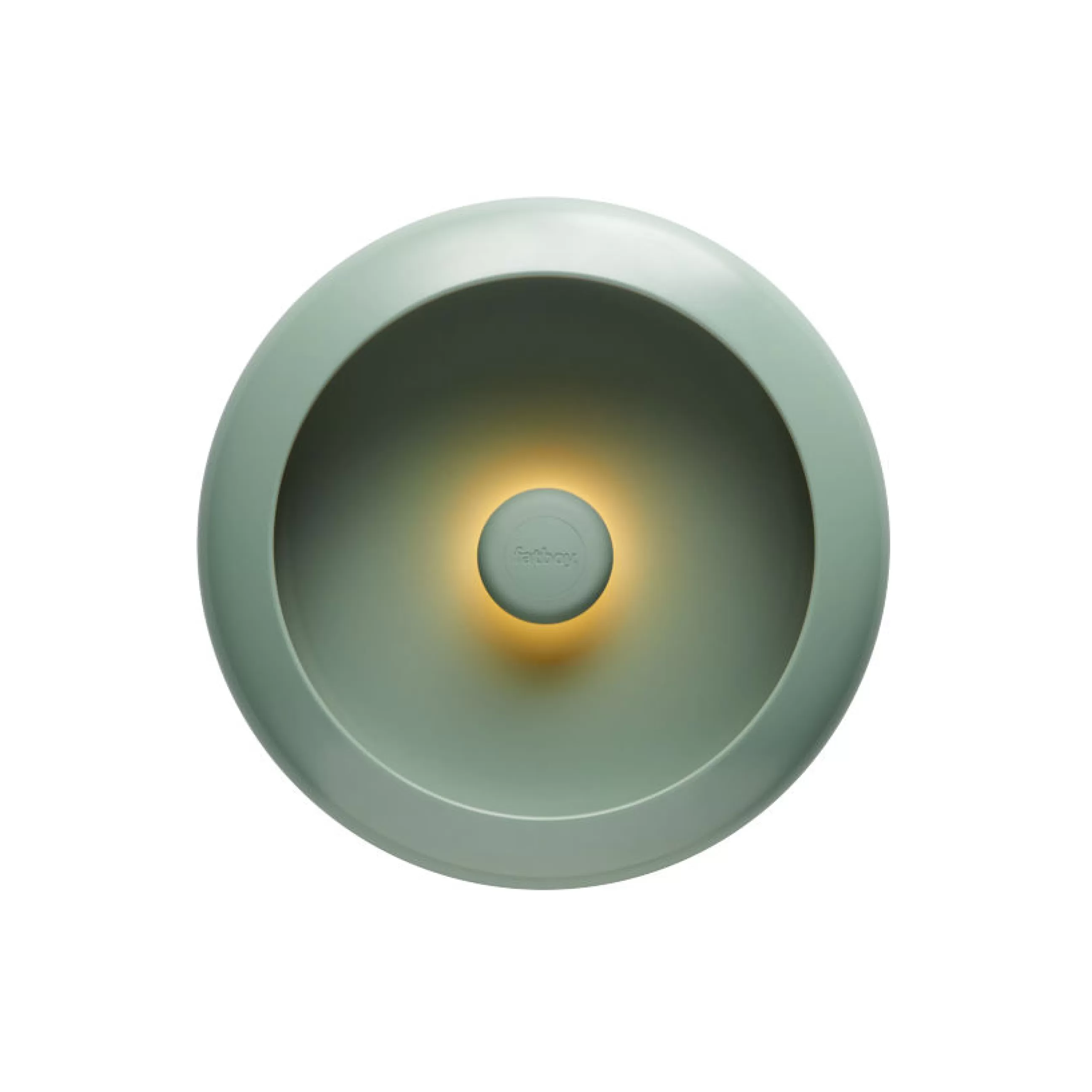 Lampes Sans Fil>Fatboy Lampe Exterieur Sans Fil Rechargeable Oloha Medium Metal Vert / Applique D'extérieur - O 30 Cm - Vert Sauge