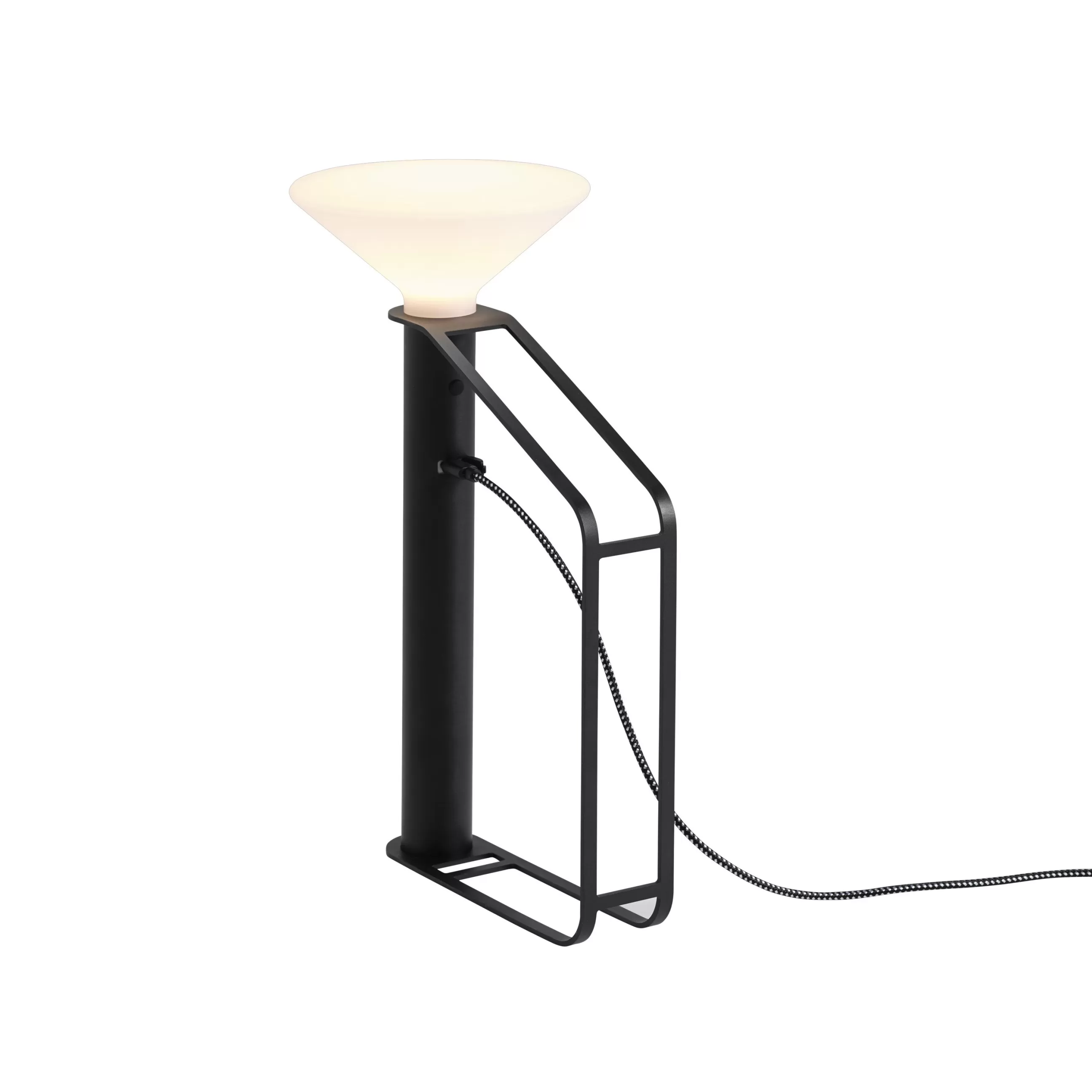 Luminaires D'extérieur>Muuto Lampe Exterieur Sans Fil Rechargeable Piton Metalmetal- Noir