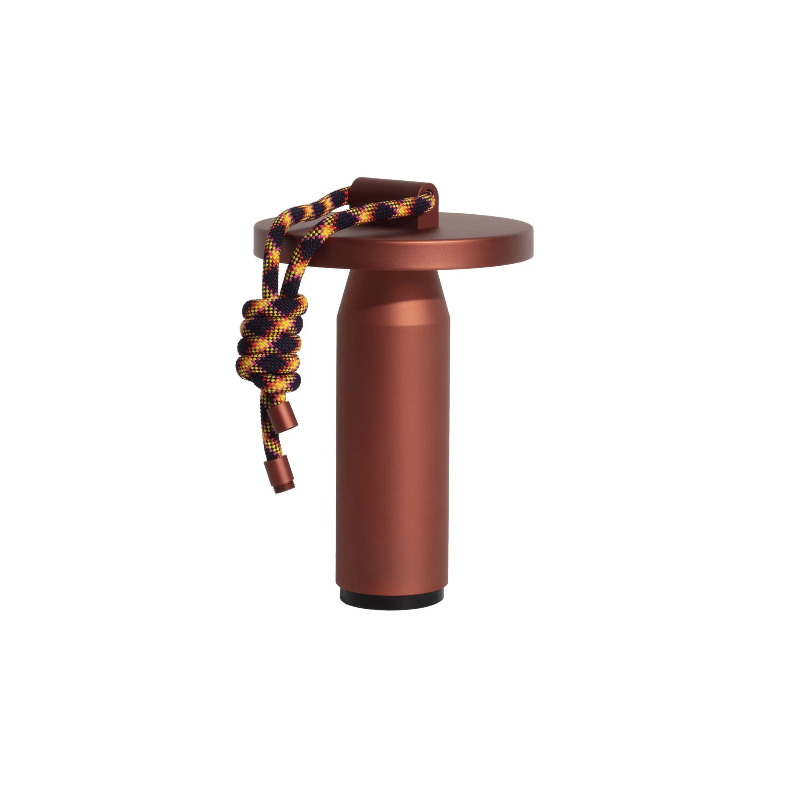 Luminaires D'extérieur>Petite Friture Lampe Exterieur Sans Fil Rechargeable Quasar Led Metal Rouge Metal Terracotta / H 26 Cm - Terre De Sienne