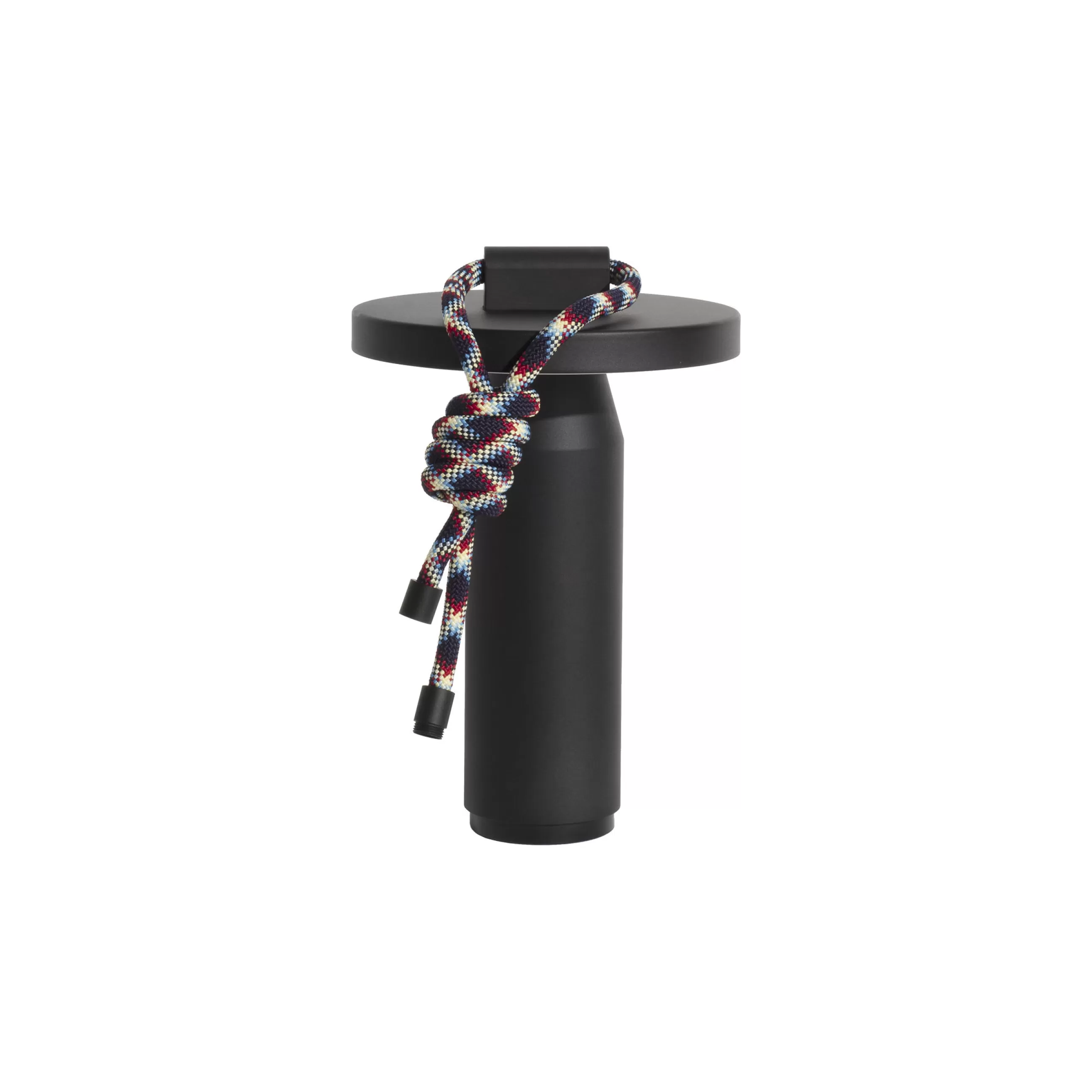 Lampes Sans Fil>Petite Friture Lampe Exterieur Sans Fil Rechargeable Quasar Led Metalmetal/ H 26 Cm - Noir
