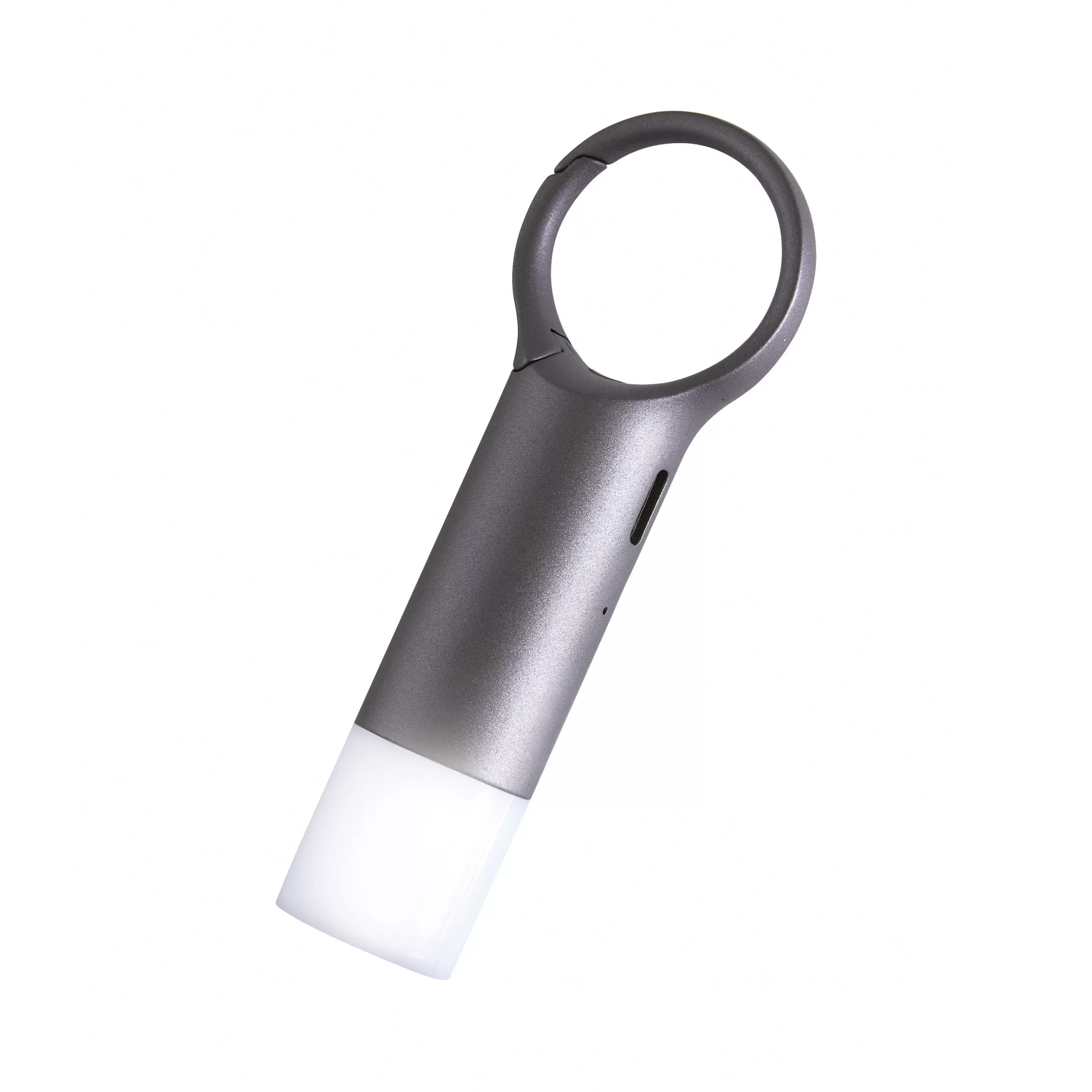 Objets Connectes Accessoires High Tech>Lexon Lampe Led De Signalisation Nomaday Flash Metal / Mousqueton - Lumiere Visible Jusqu’A 200M / Recharge Usb - Metal Gun